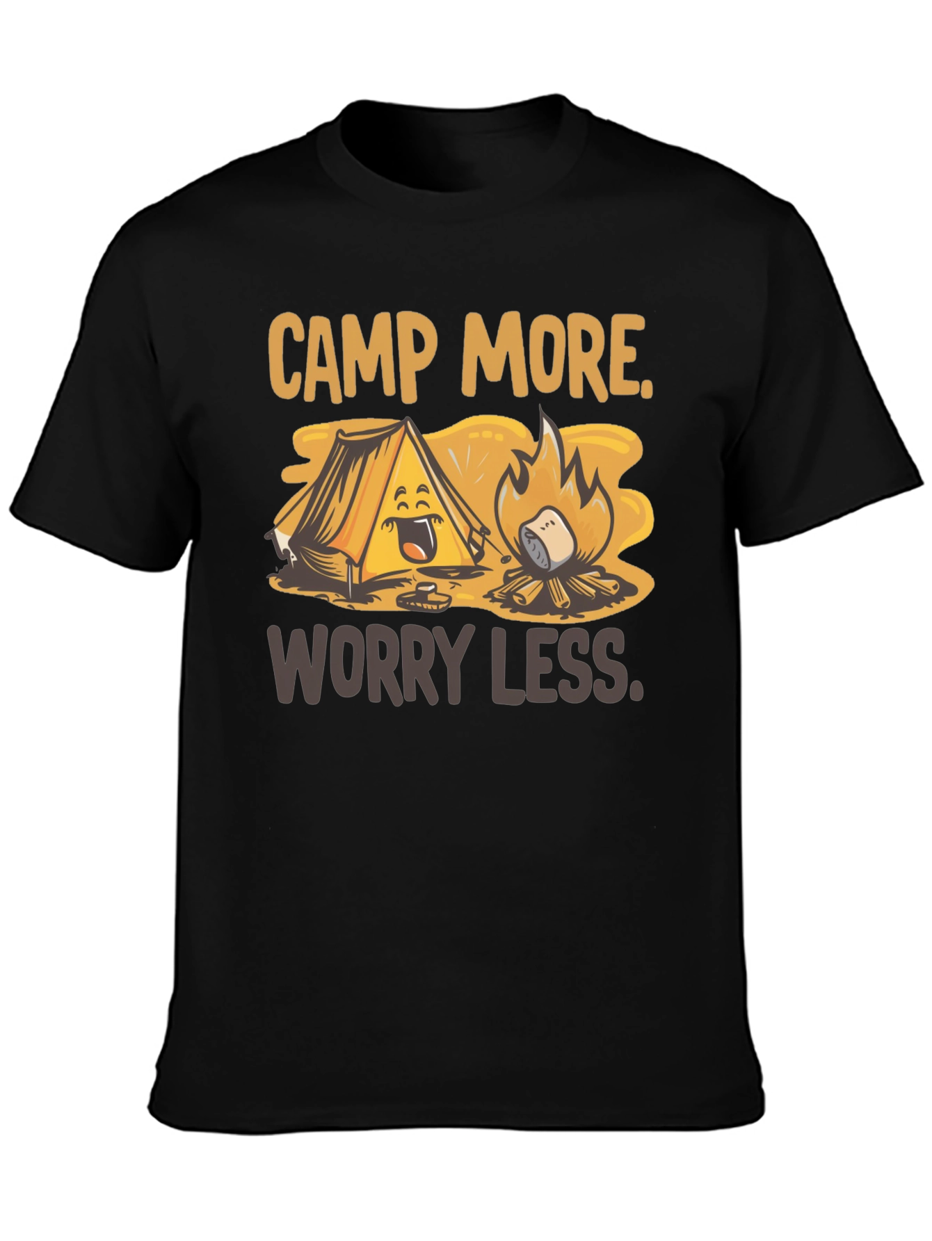Camp More Worry Less Graphic Tee