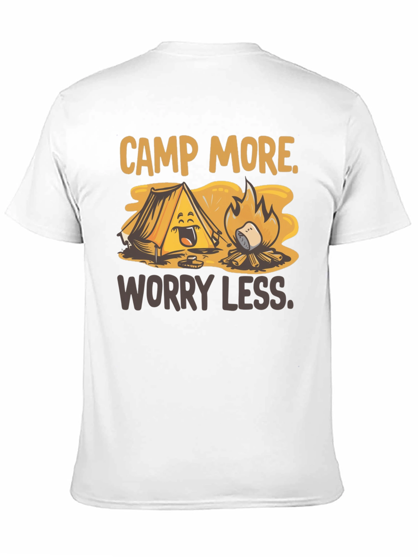 Camp More Worry Less Graphic Tee