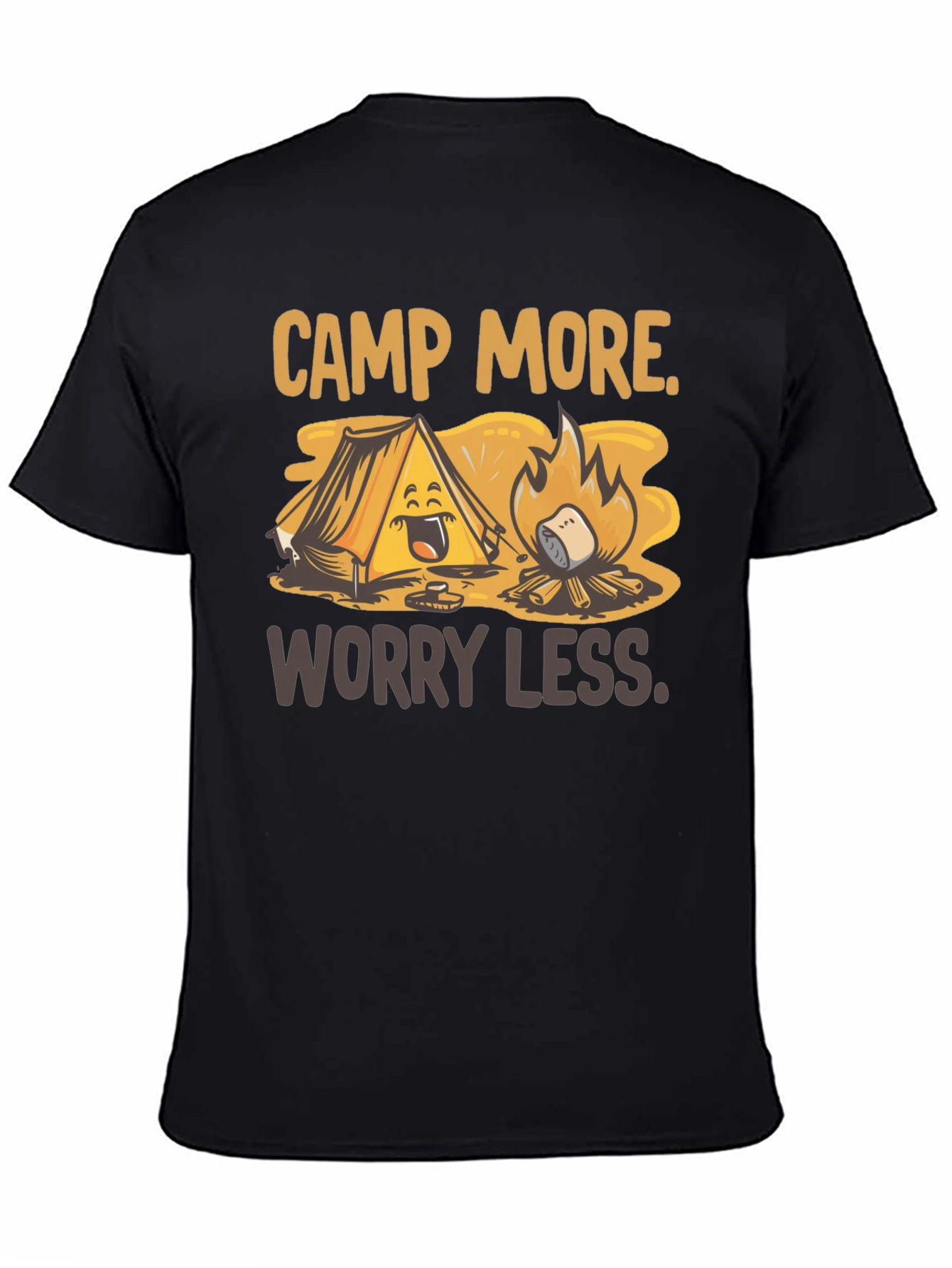 Camp More Worry Less Graphic Tee