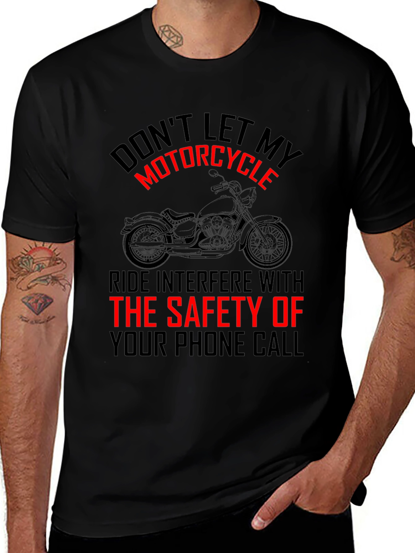 Motorcycle Safety T-Shirt - Funny Biker Tee