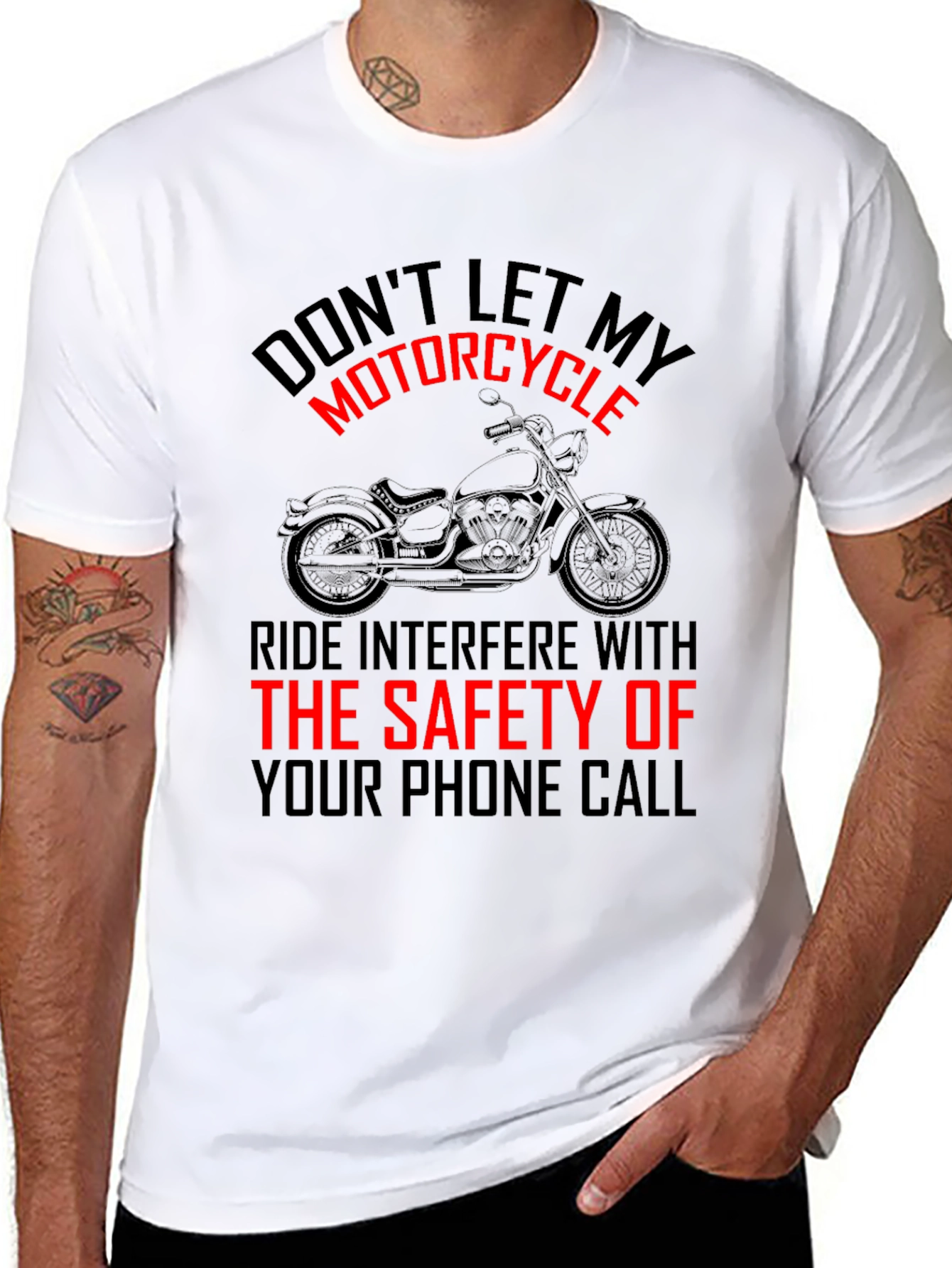 Motorcycle Safety T-Shirt - Funny Biker Tee