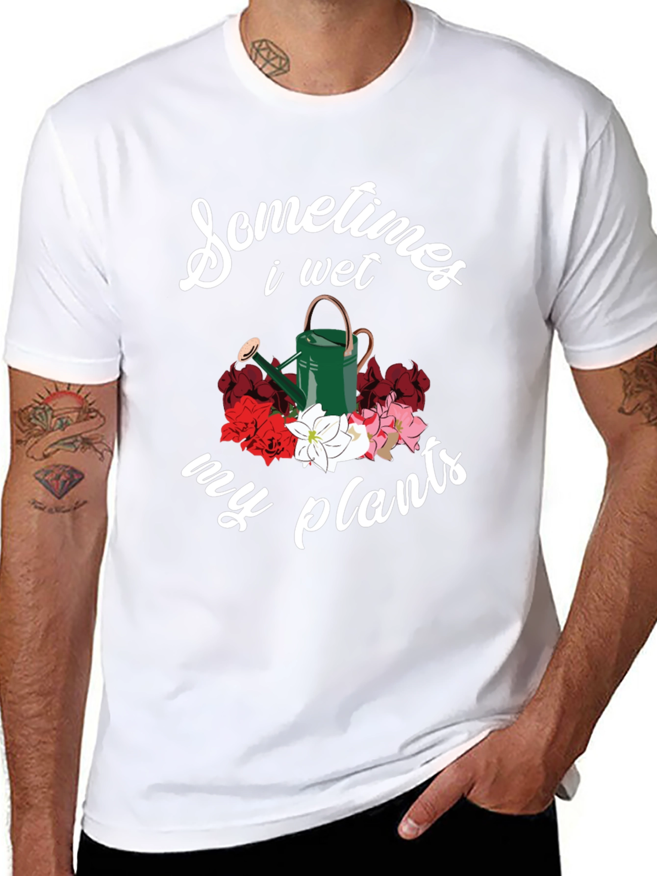 Sometimes I Wet My Plants Graphic Tee
