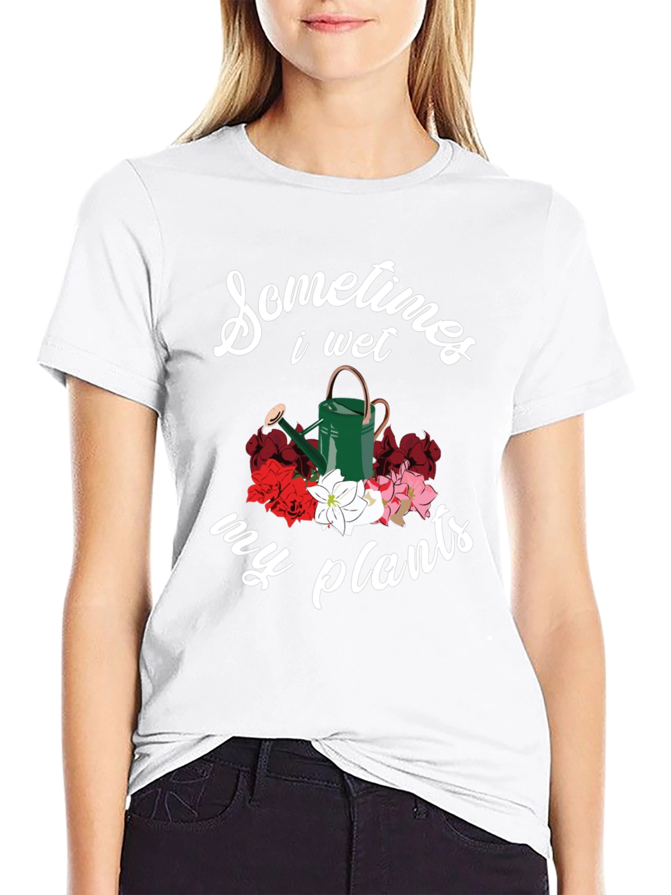 Sometimes I Wet My Plants Graphic Tee