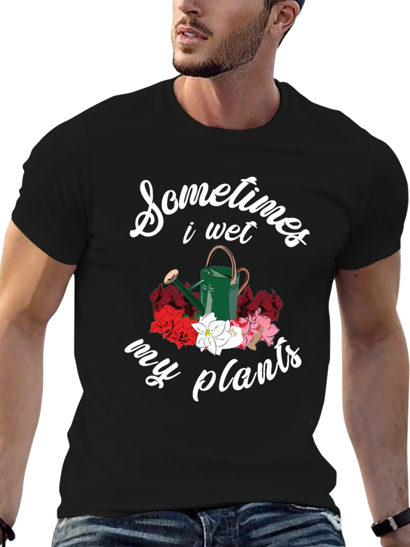 Sometimes I Wet My Plants Graphic Tee
