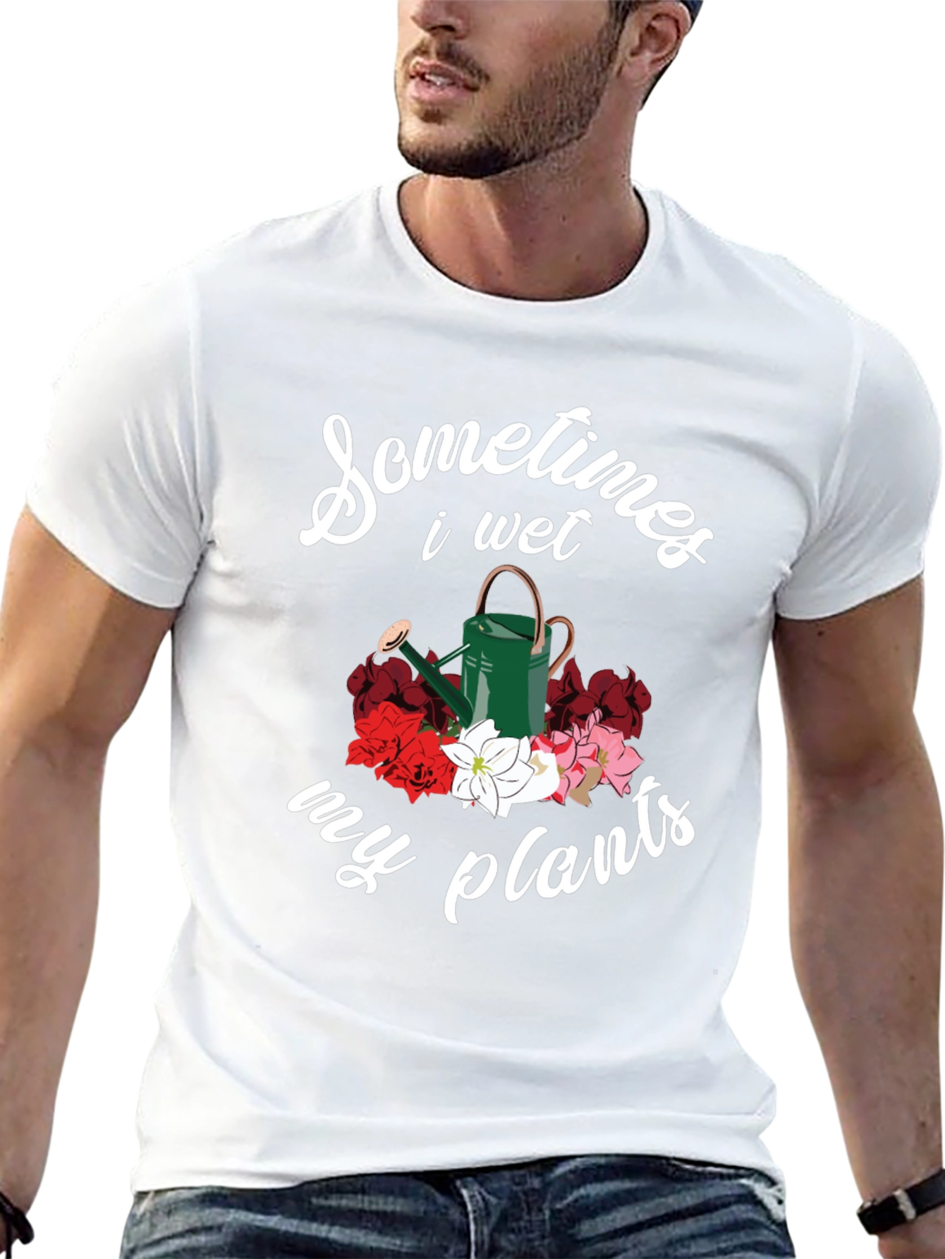 Sometimes I Wet My Plants Graphic Tee