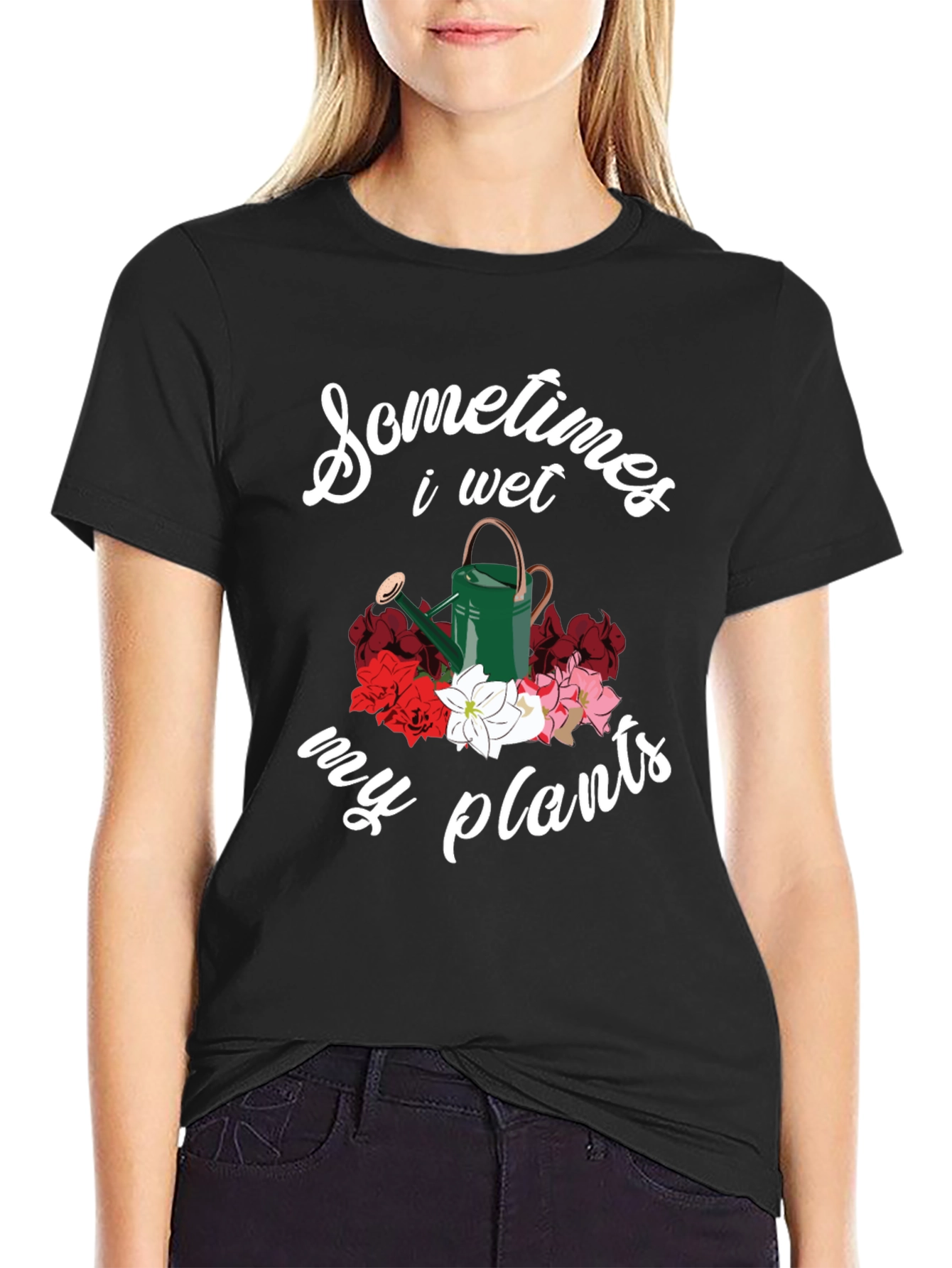 Sometimes I Wet My Plants Graphic Tee
