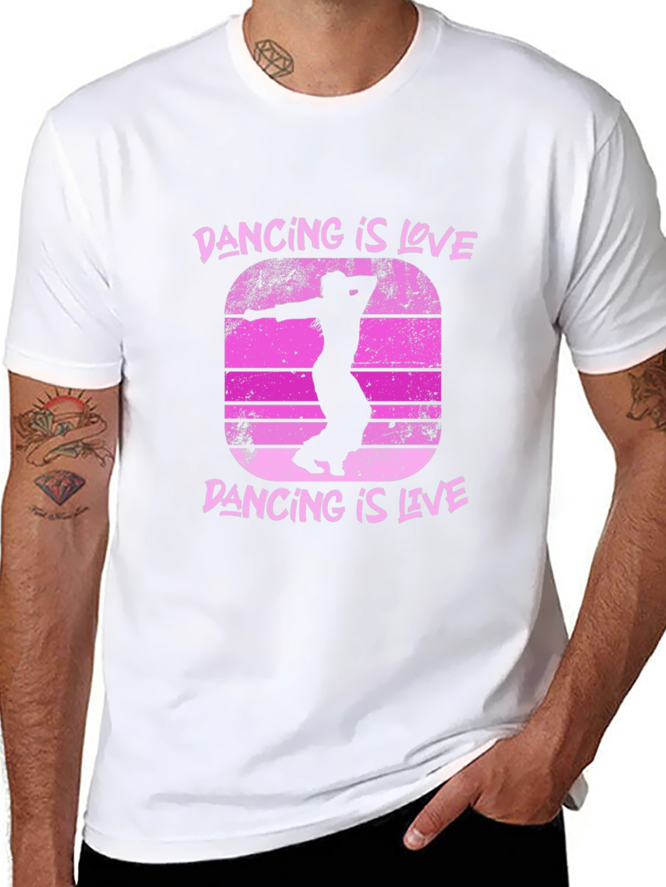 Dancing is Love Dance T-Shirt Retro Style