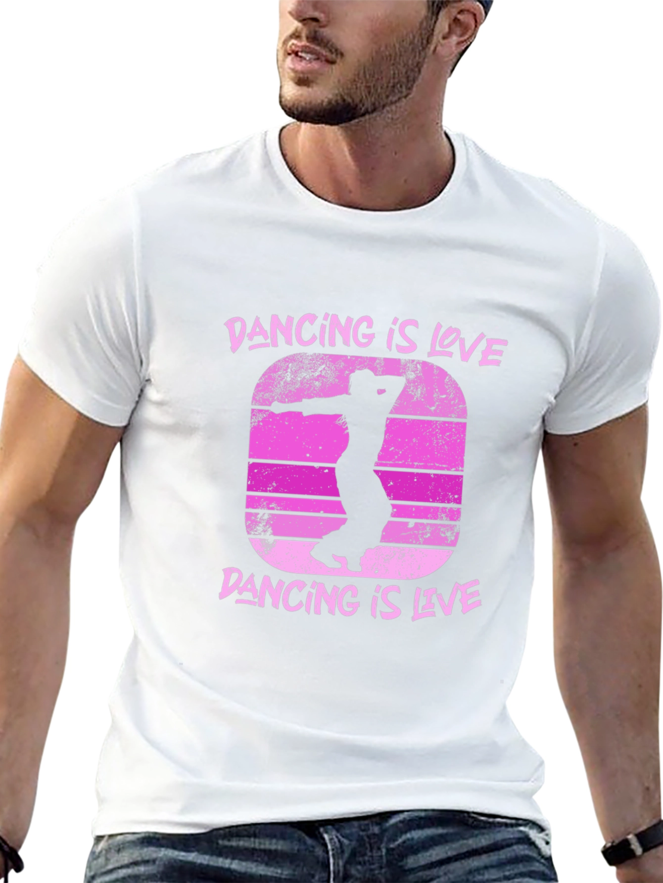 Dancing is Love Dance T-Shirt Retro Style