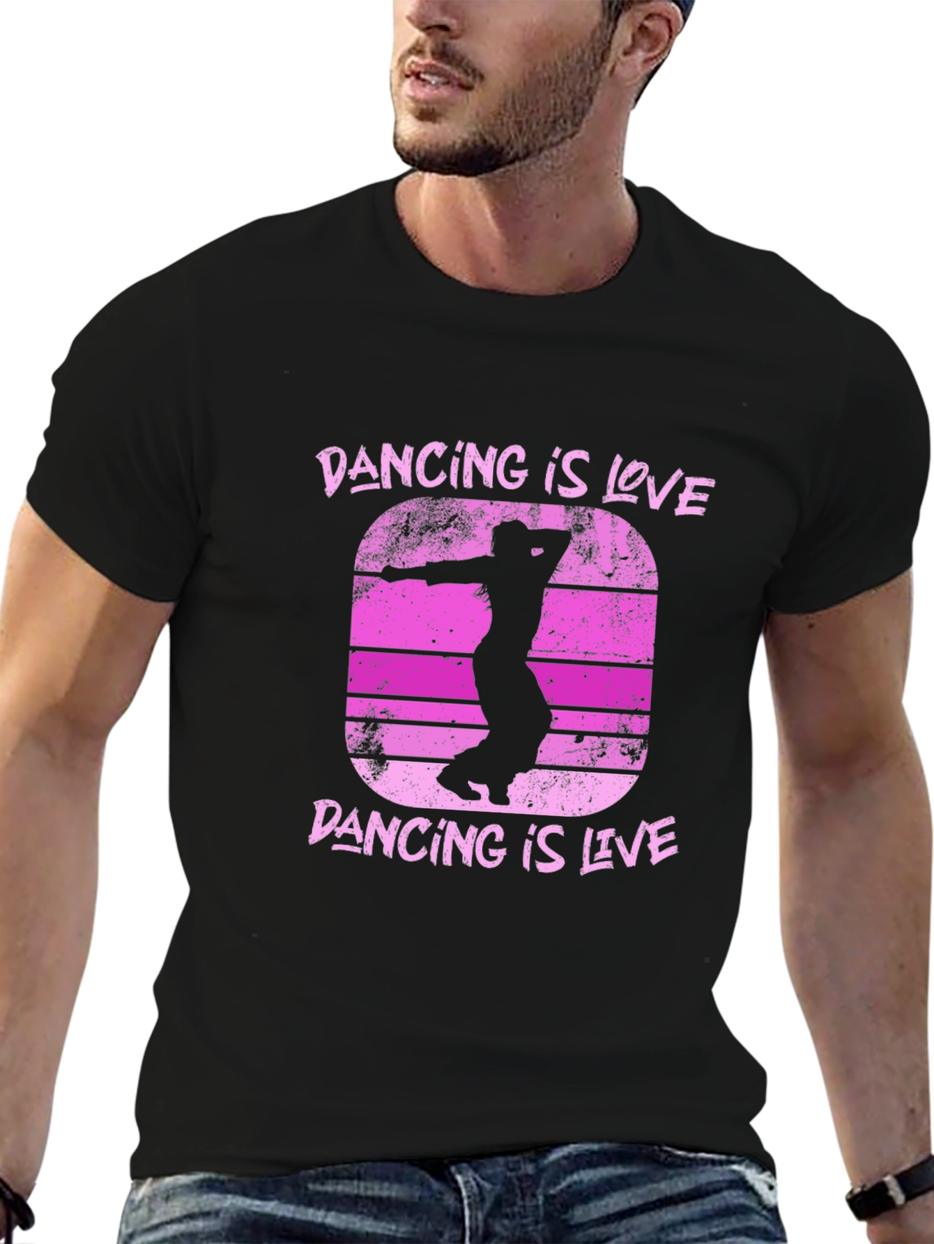 Dancing is Love Dance T-Shirt Retro Style