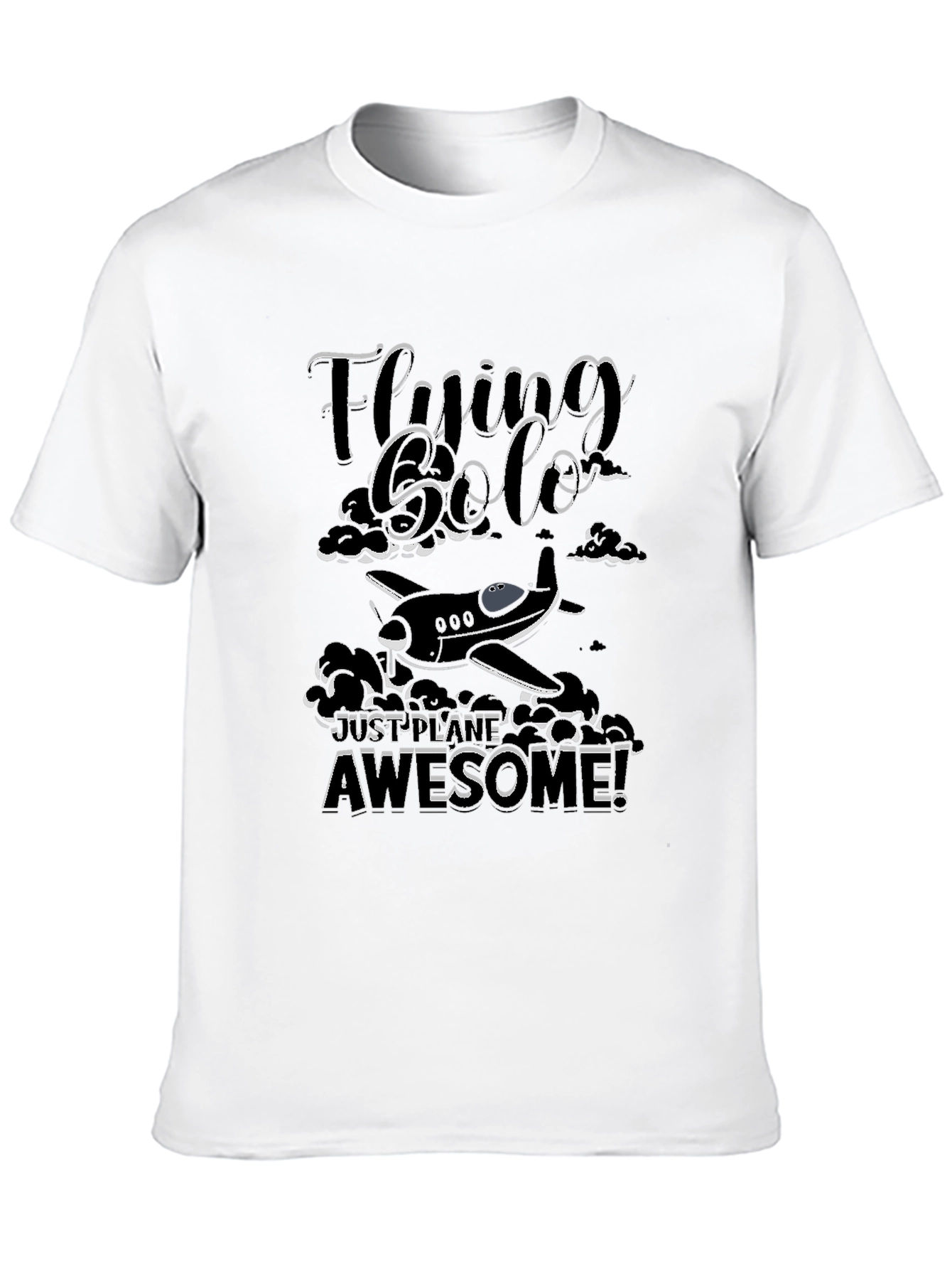 Flying Solo Awesome T-Shirt - Aviation Gift