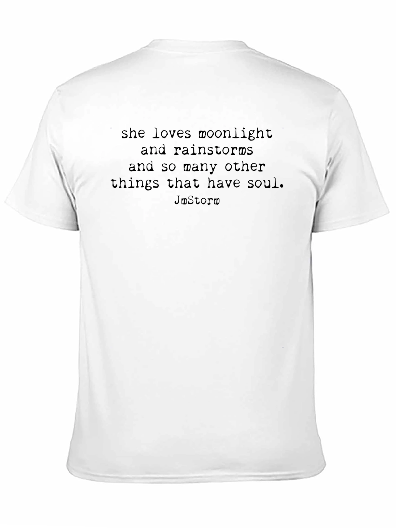 Moonlight & Rainstorms Black Graphic Tee