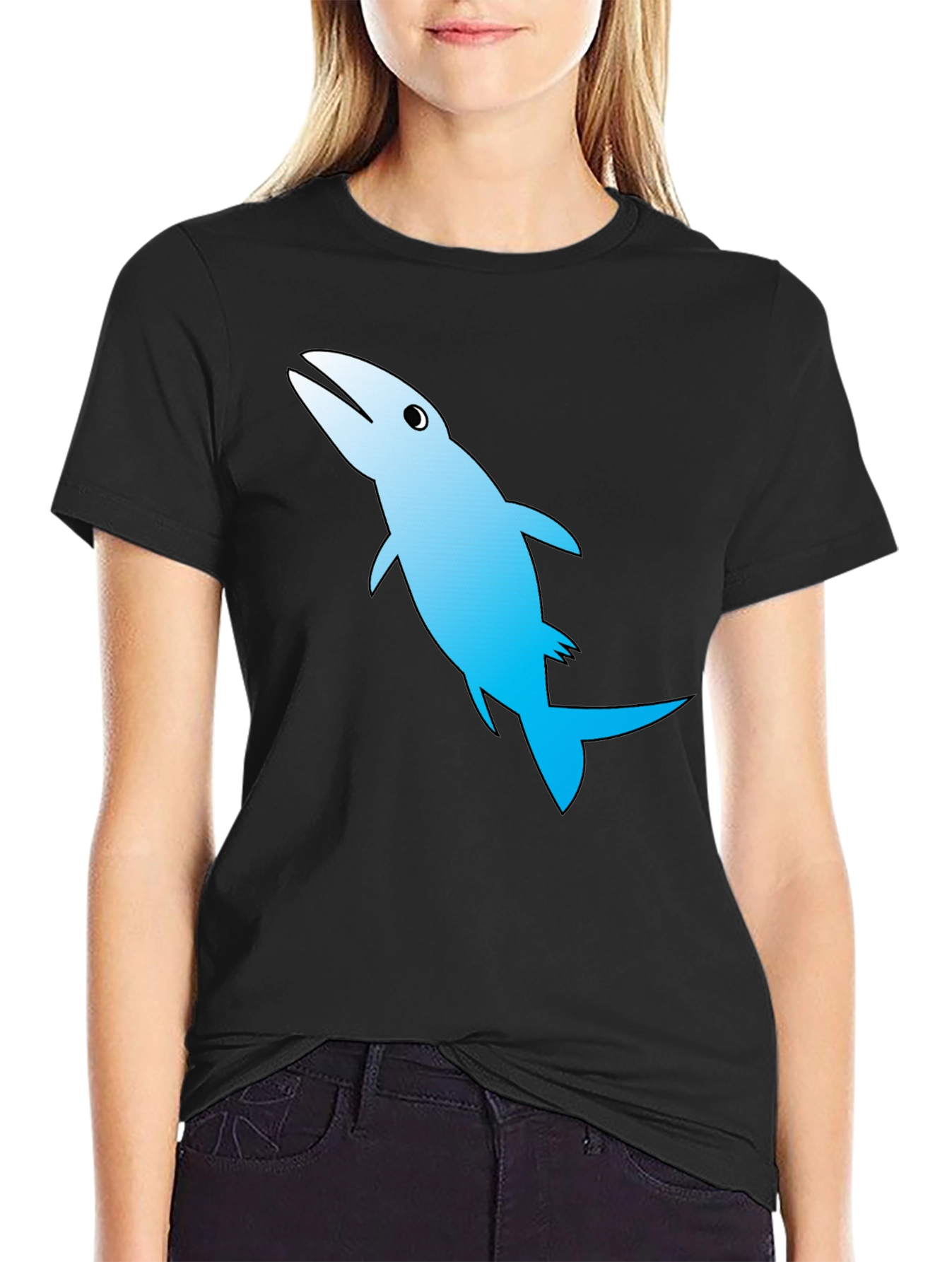 Barracuda Graphic Print Black T-Shirt