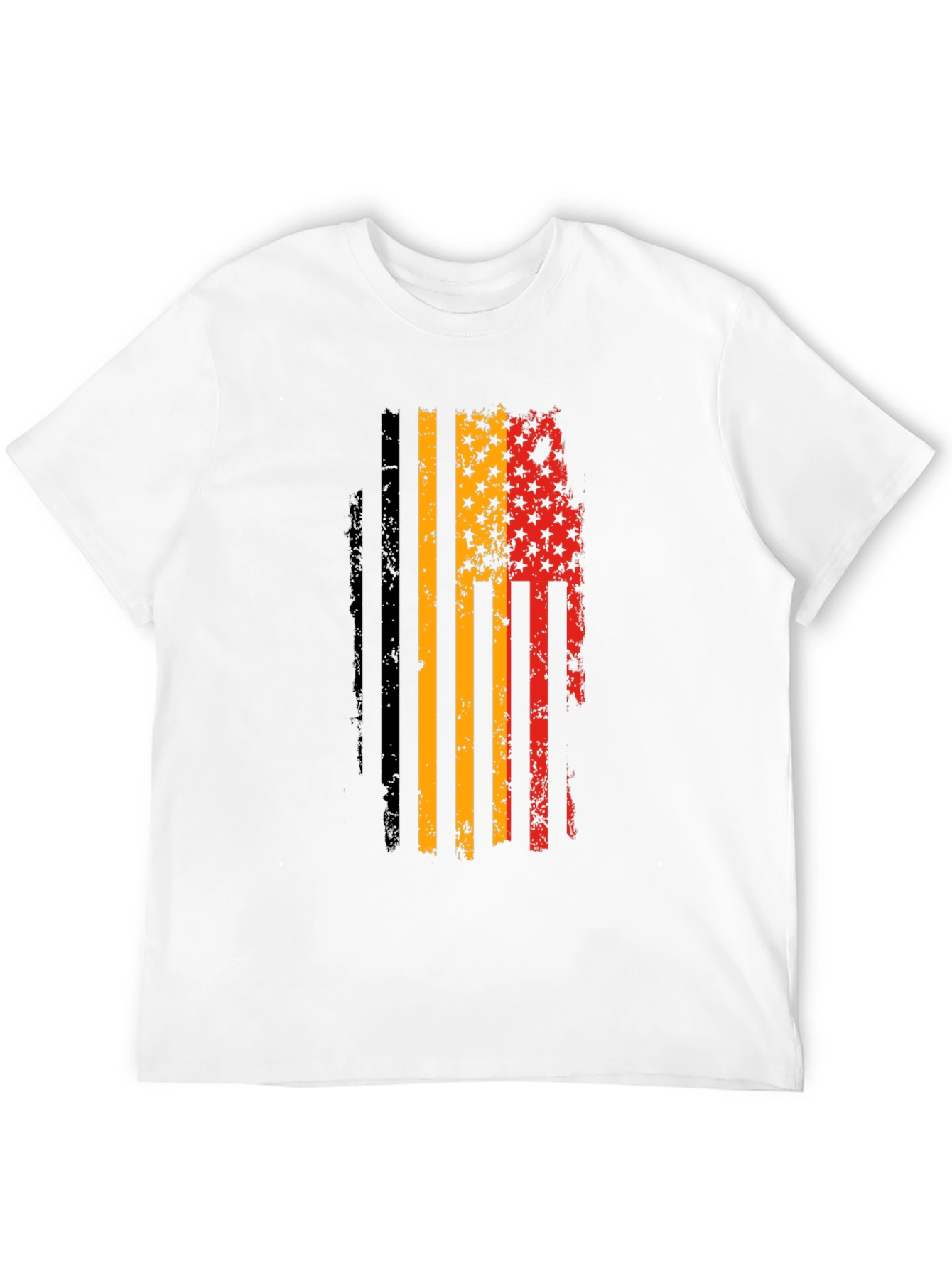 German American Flag Distressed T-Shirt
