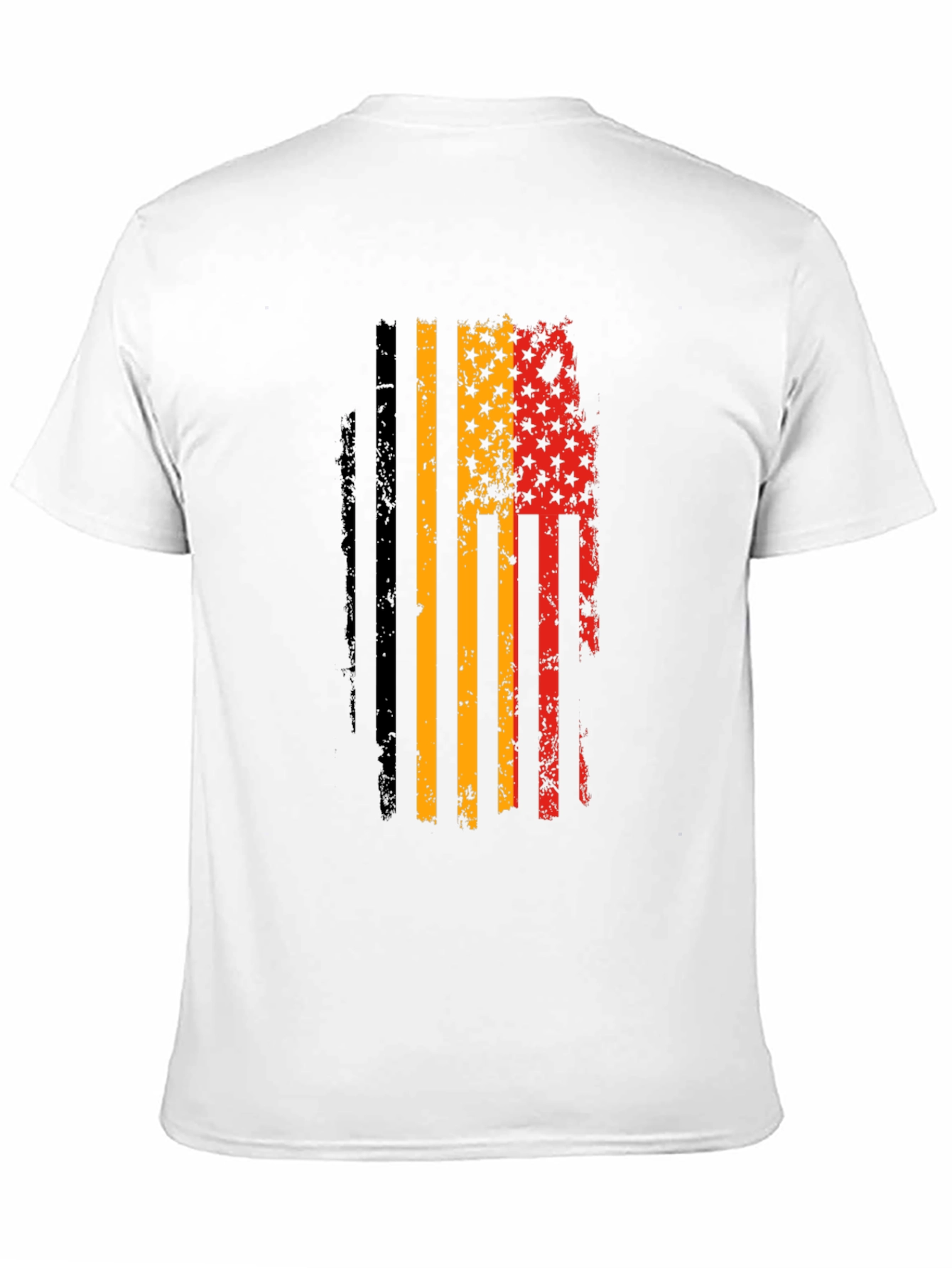 German American Flag Distressed T-Shirt