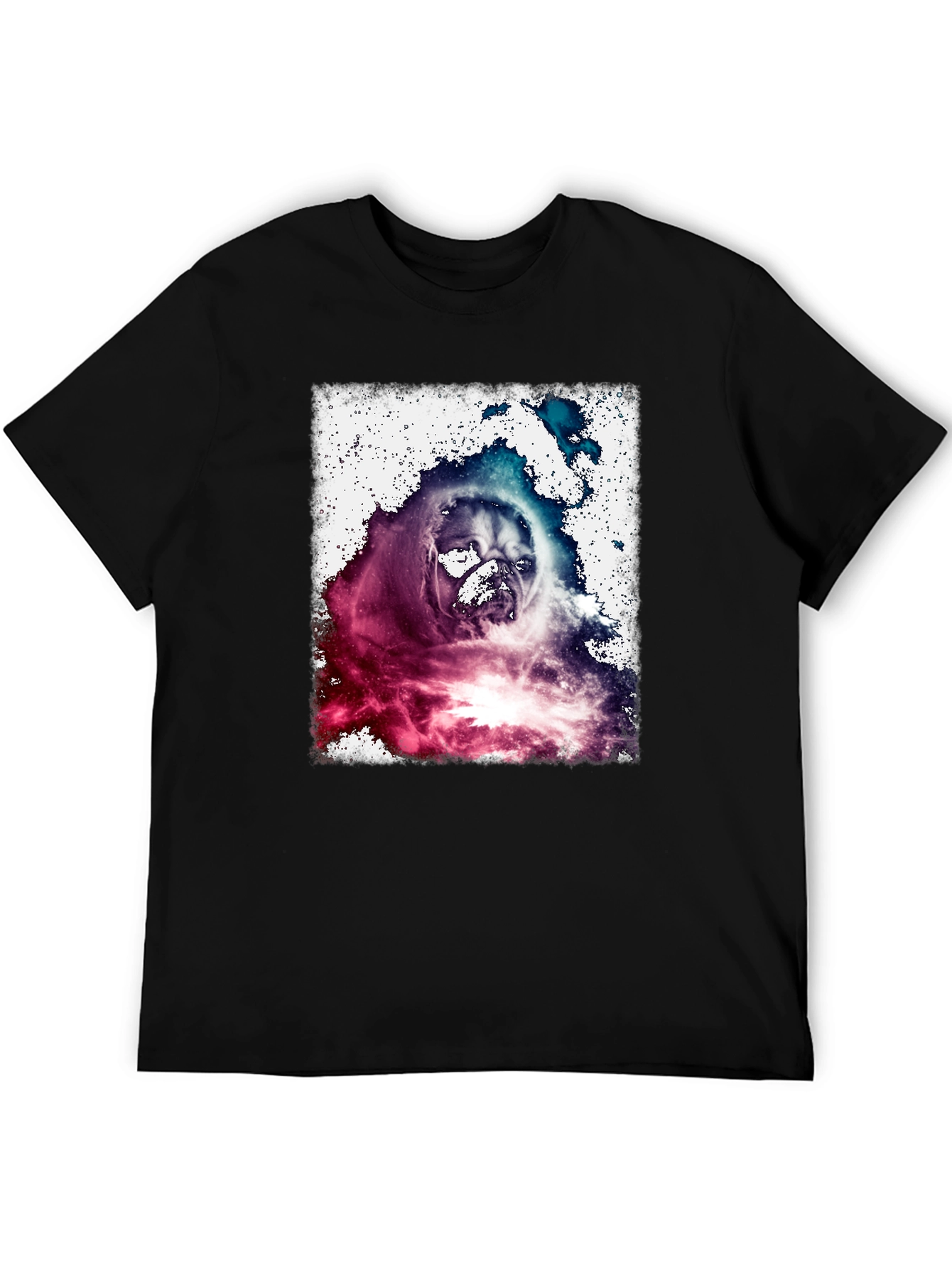 Pug Space Dog T-Shirt - Galaxy Pet Tee