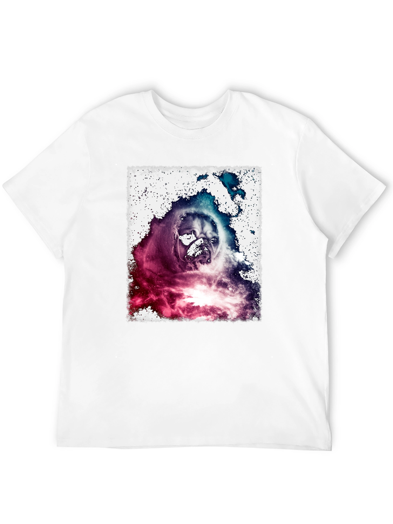 Pug Space Dog T-Shirt - Galaxy Pet Tee