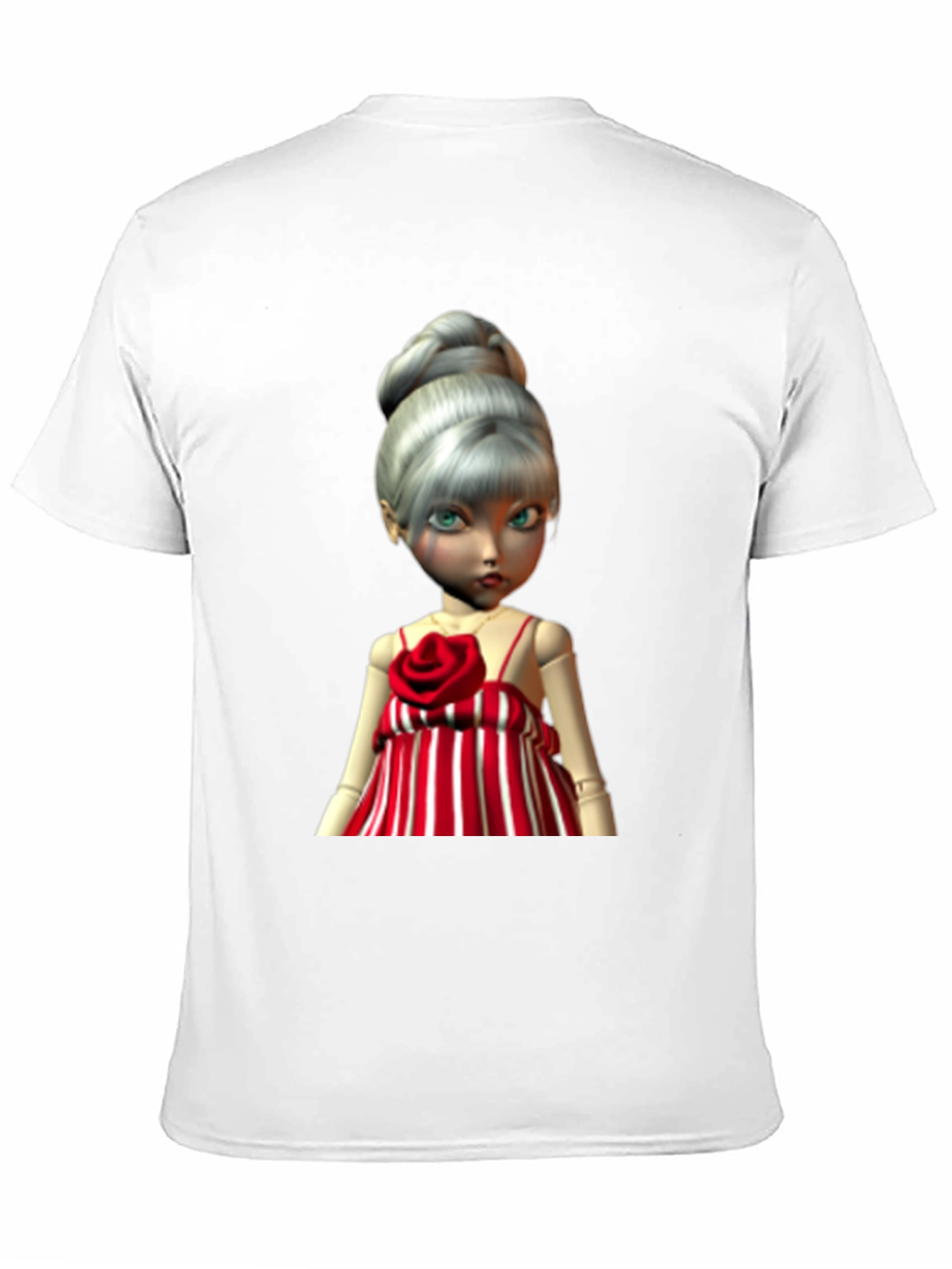 Doll Graphic Print T-Shirt - Unique Style