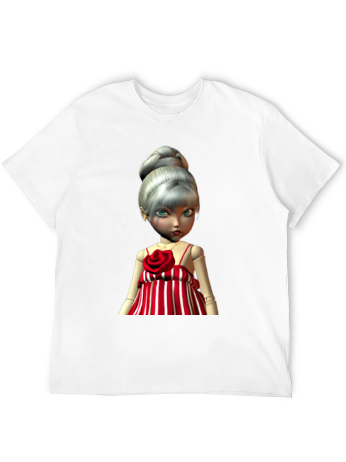 Doll Graphic Print T-Shirt - Unique Style