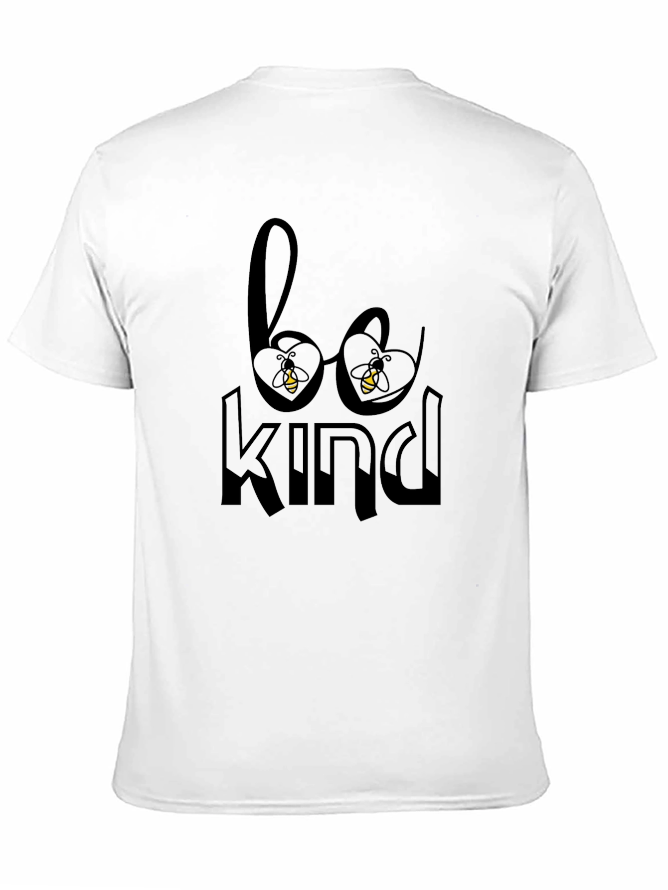Be Kind Bee Graphic Black T-Shirt
