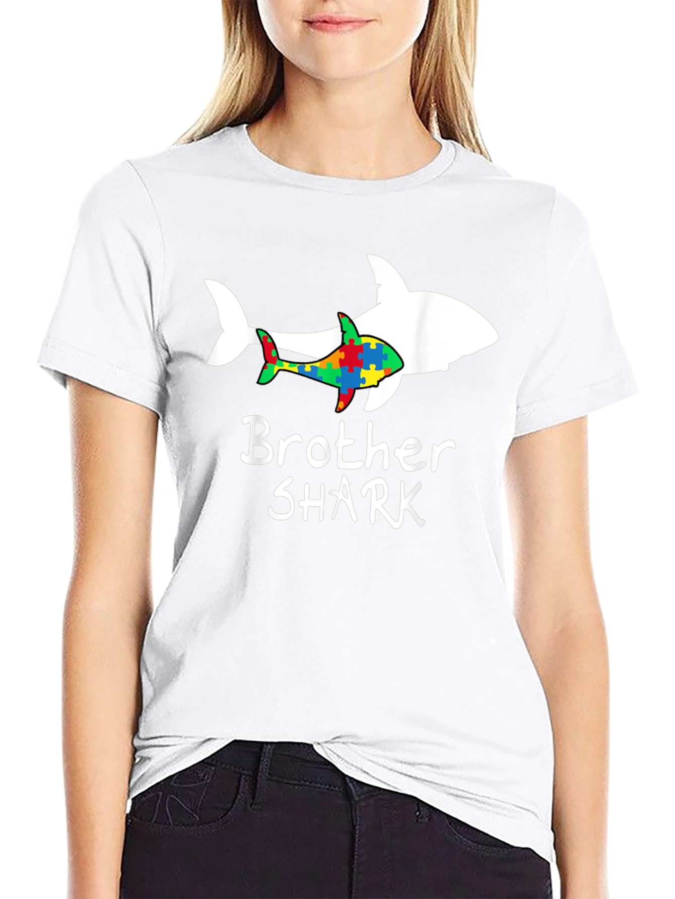 Brother Shark Autism Awareness T-Shirt