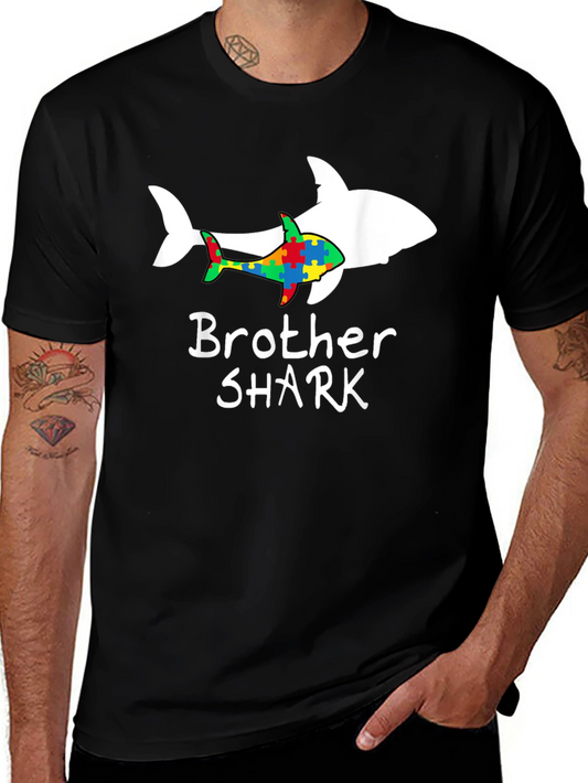 Brother Shark Autism Awareness T-Shirt