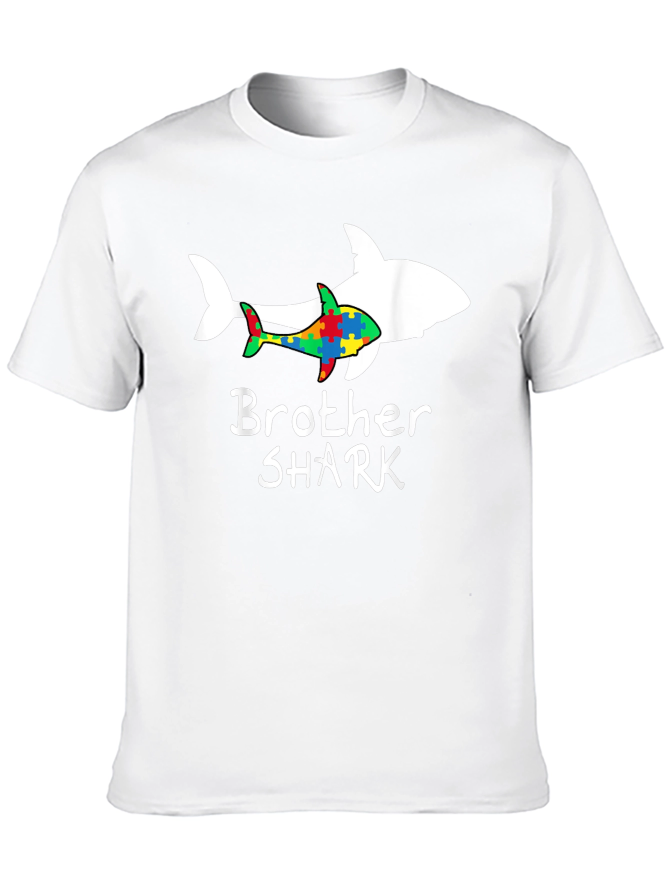 Brother Shark Autism Awareness T-Shirt