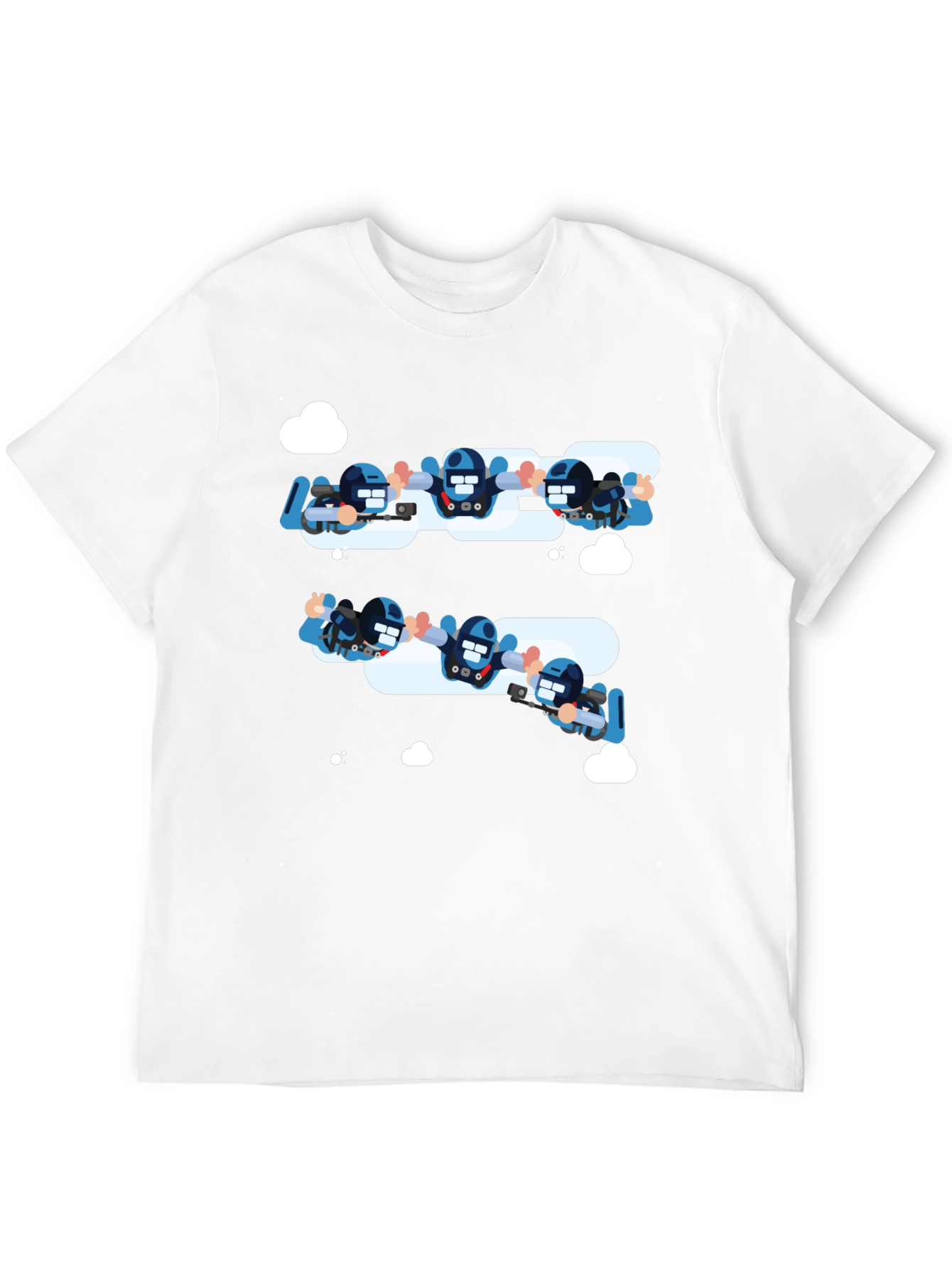 Skydiving Squad Black T-Shirt