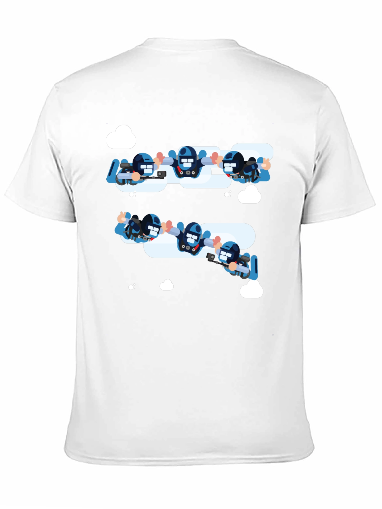 Skydiving Squad Black T-Shirt