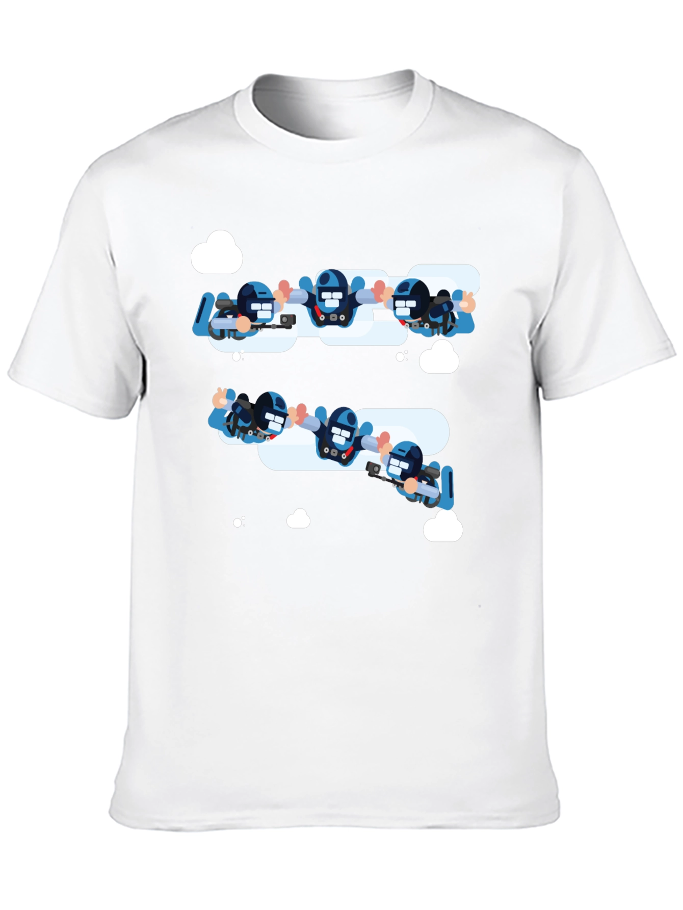 Skydiving Squad Black T-Shirt