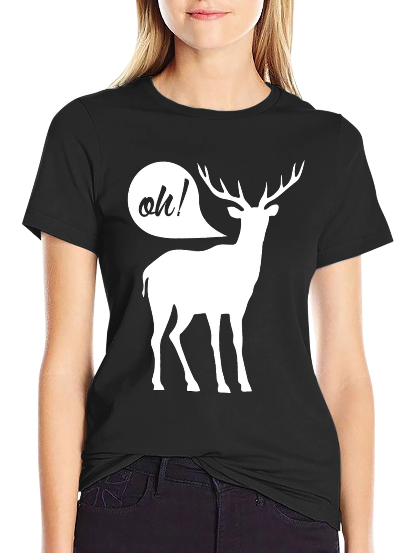 Oh Deer! Funny Graphic T-Shirt