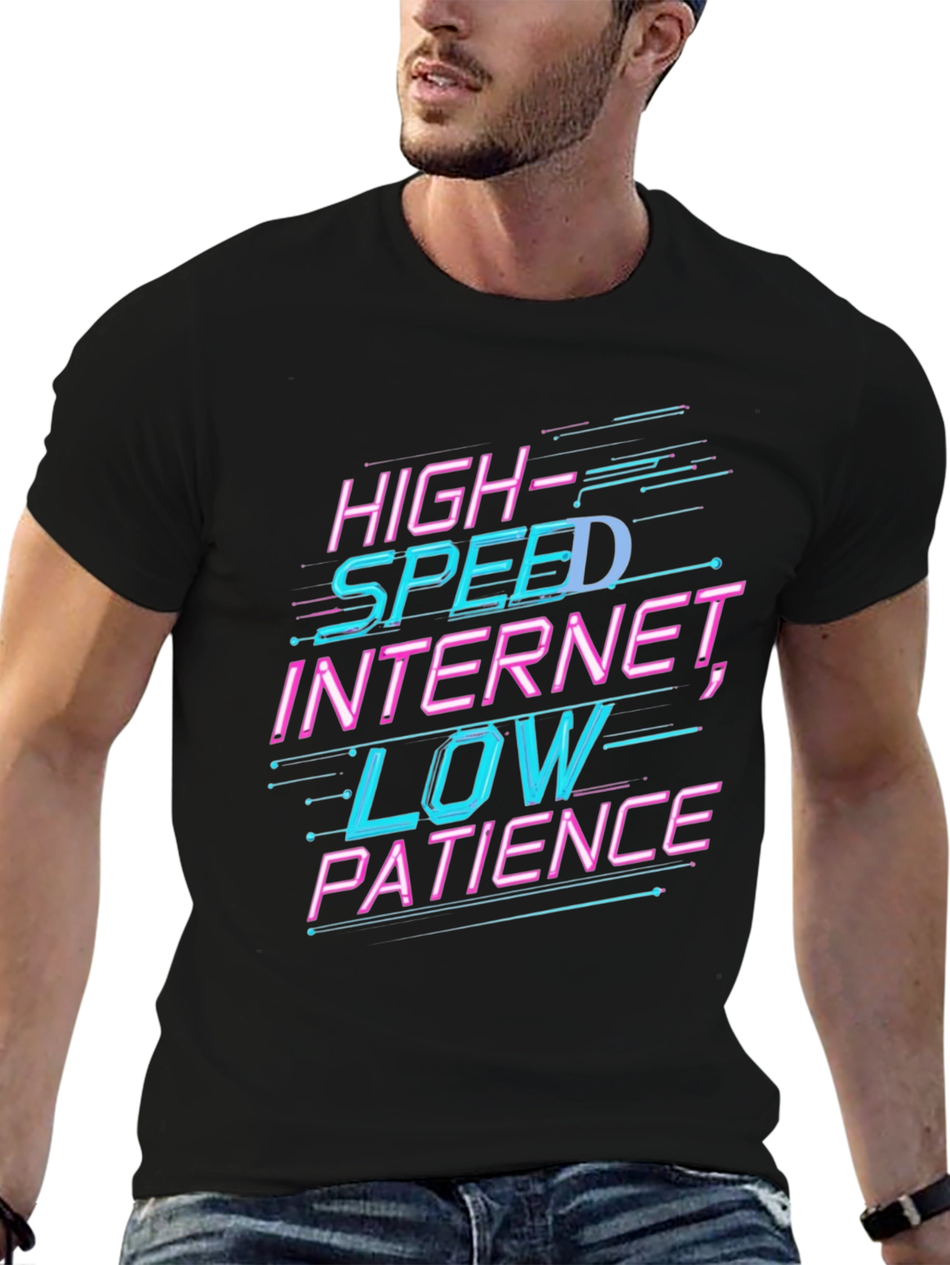 High Speed Internet Low Patience T-Shirt