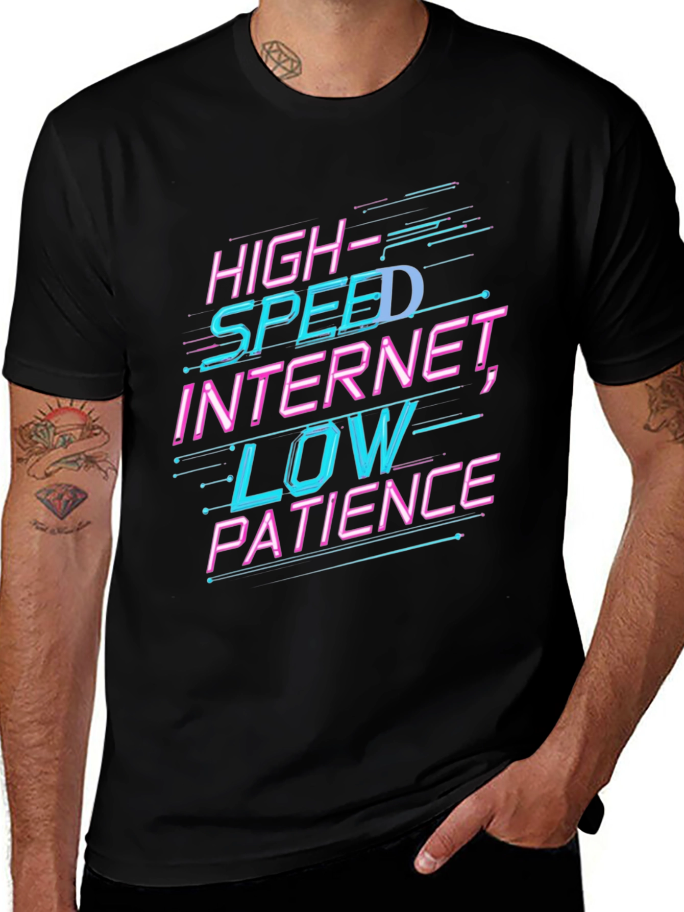 High Speed Internet Low Patience T-Shirt