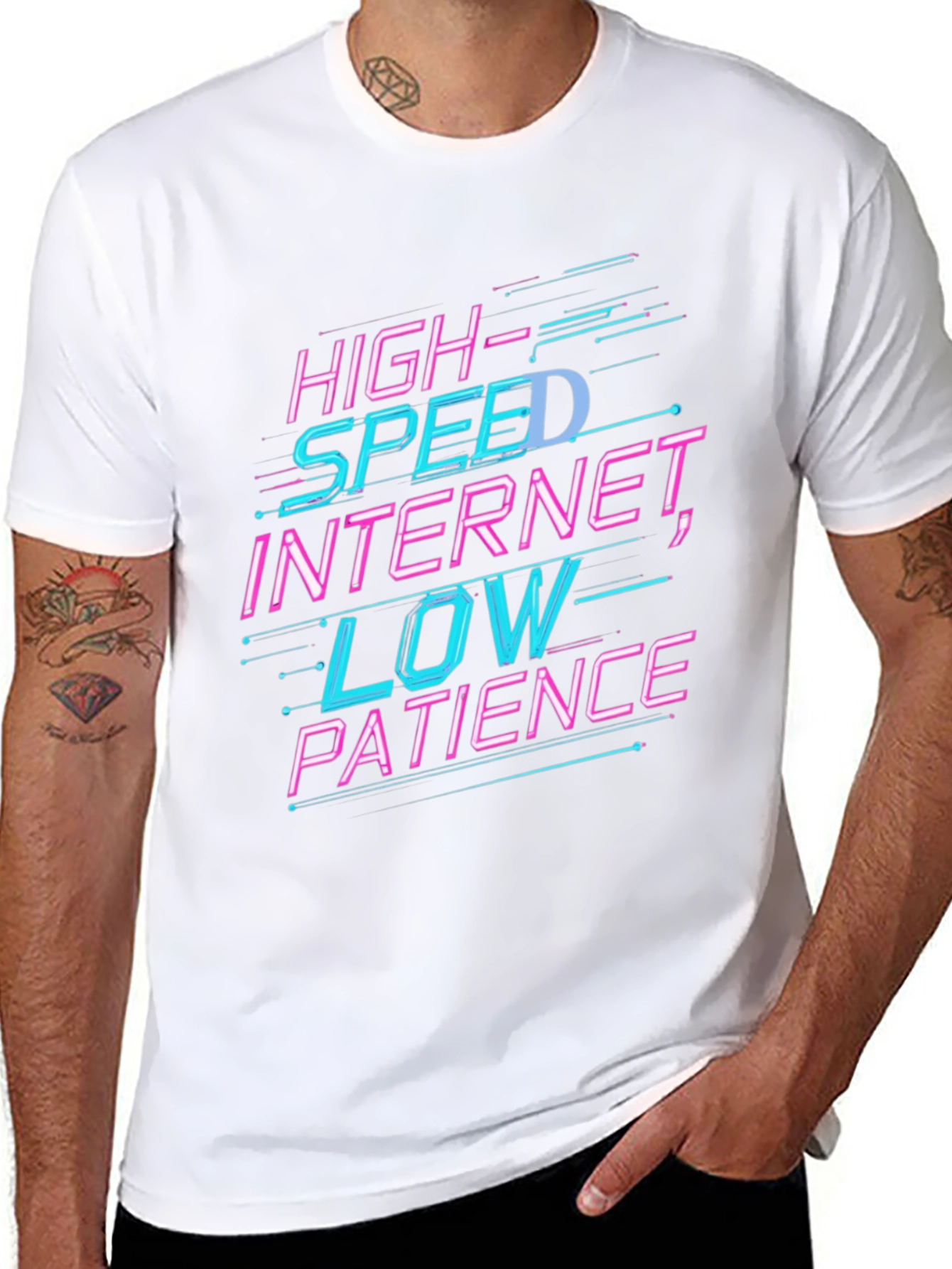 High Speed Internet Low Patience T-Shirt