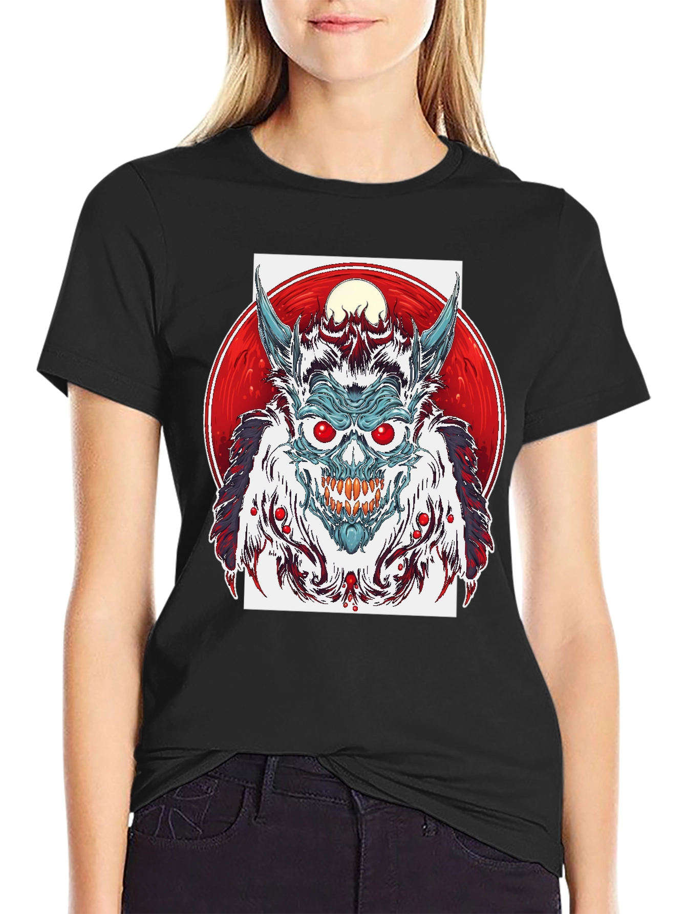 Monster Graphic Print T-Shirt