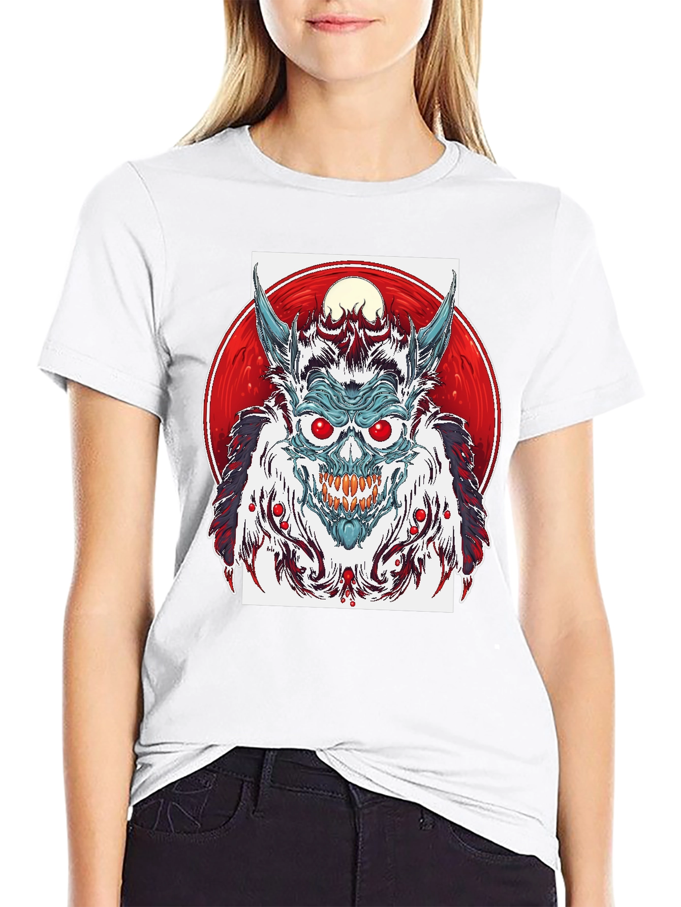 Monster Graphic Print T-Shirt