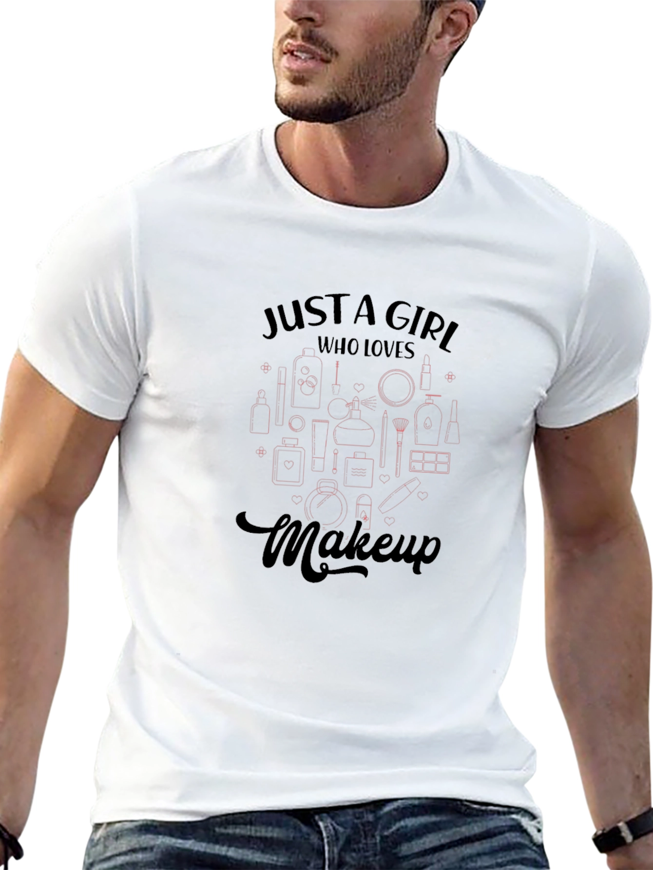 Makeup Lover Tee - Just A Girl
