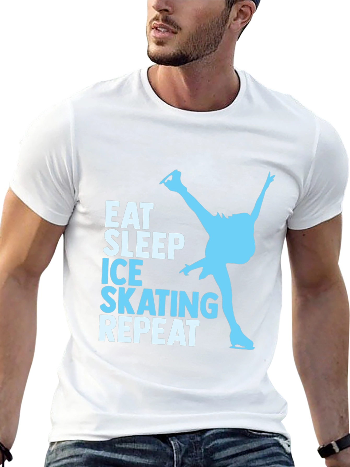 Eat Sleep Ice Skating Repeat T-Shirt