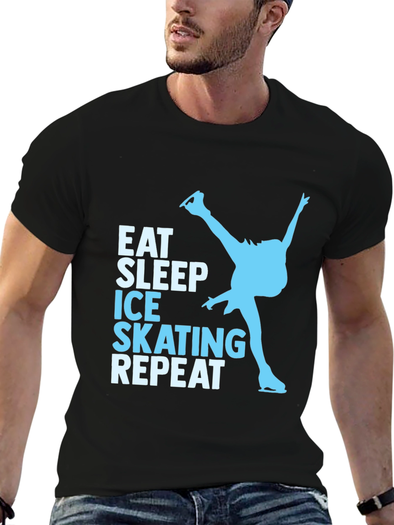 Eat Sleep Ice Skating Repeat T-Shirt