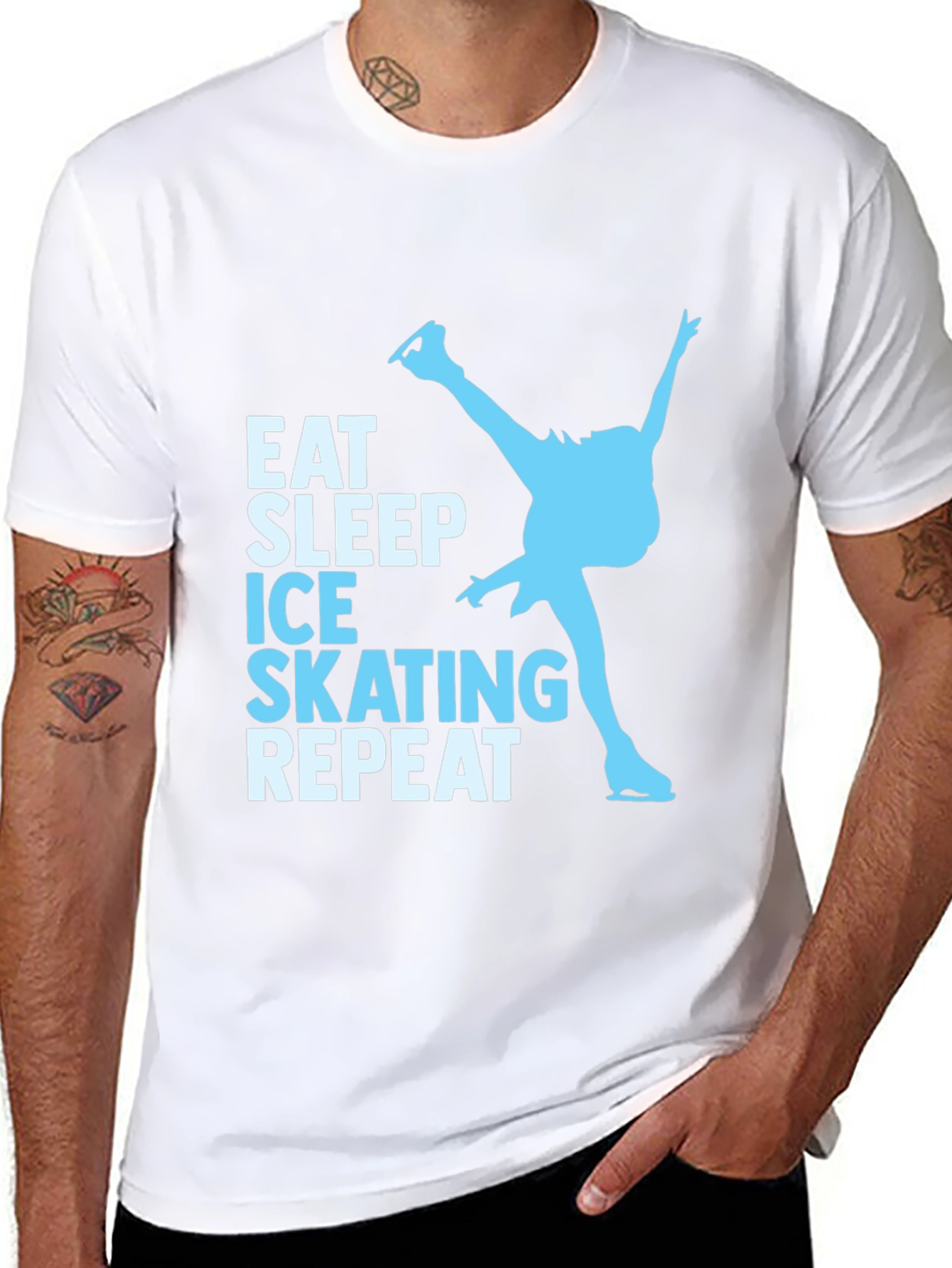 Eat Sleep Ice Skating Repeat T-Shirt