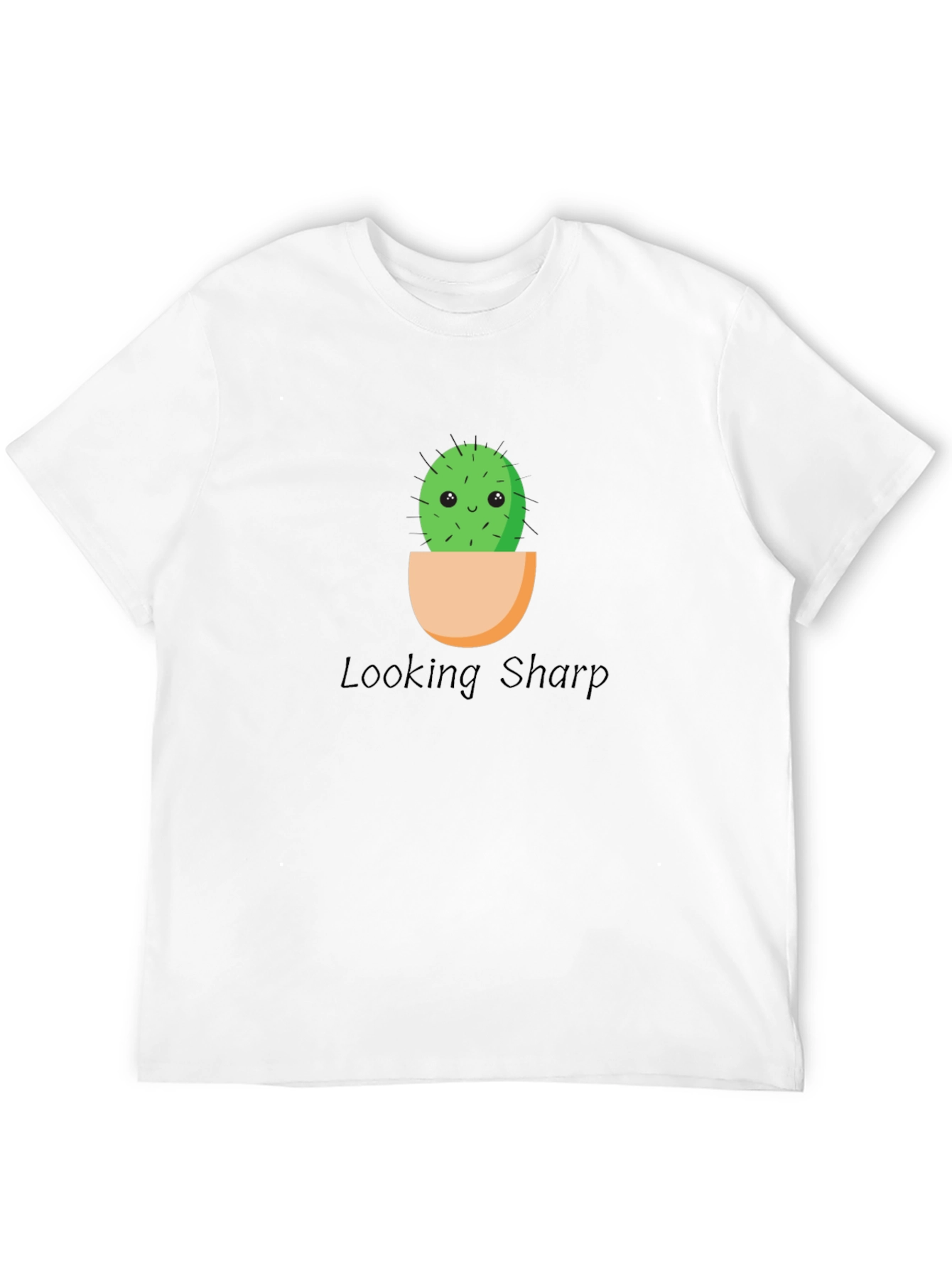 Looking Sharp Cactus Graphic Tee - Black