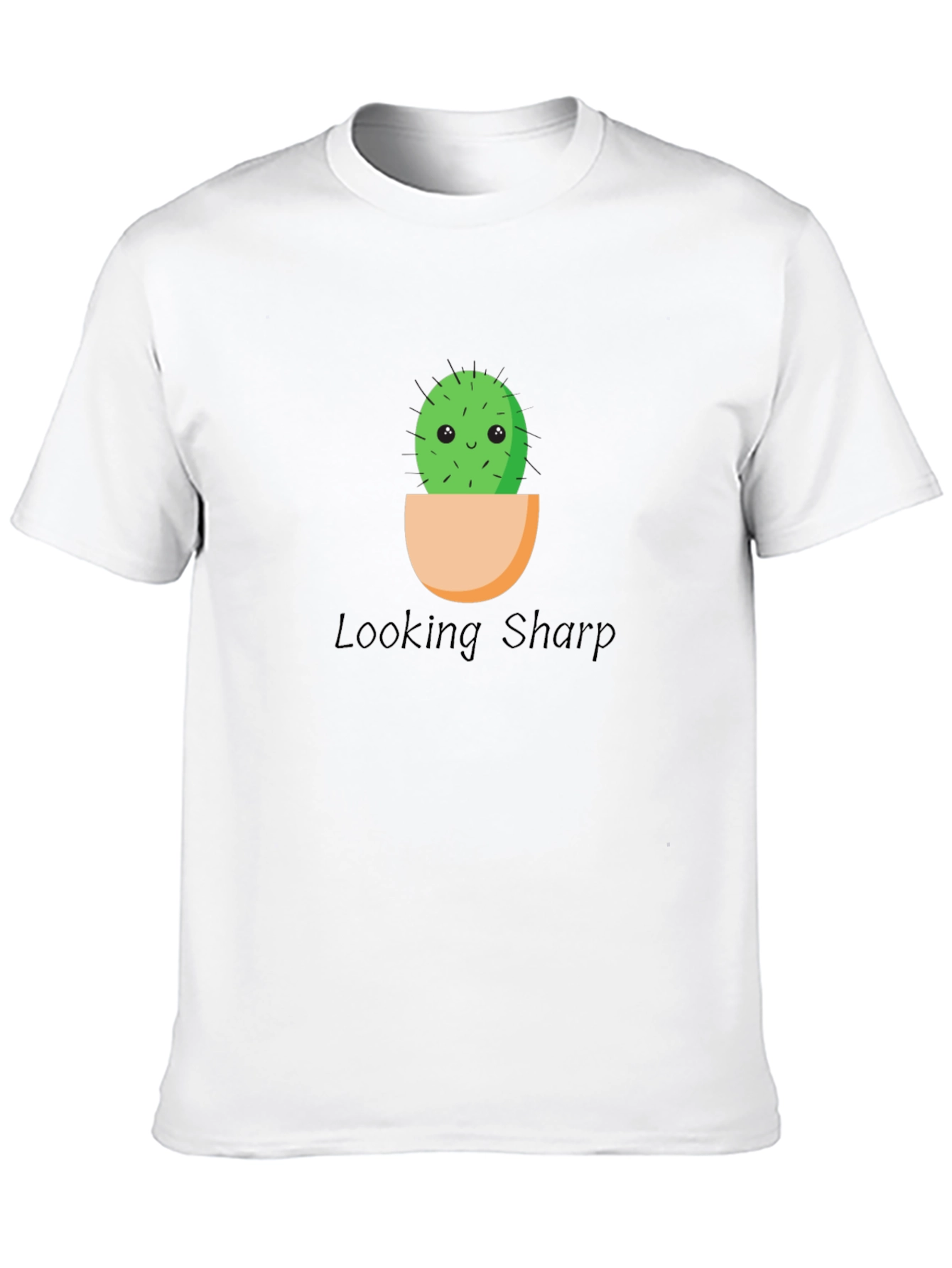 Looking Sharp Cactus Graphic Tee - Black