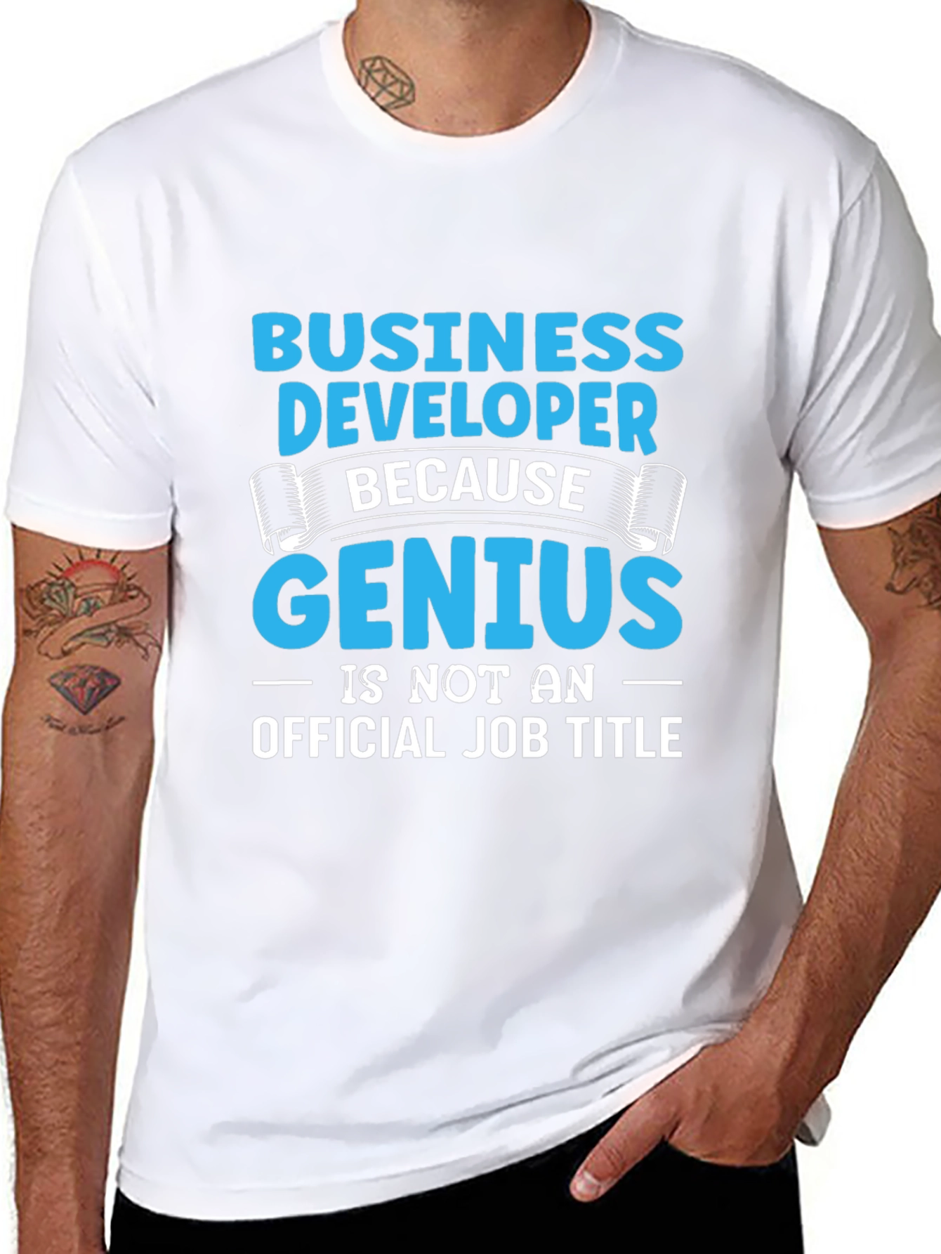 Business Developer Genius T-Shirt Funny Job Title Tee