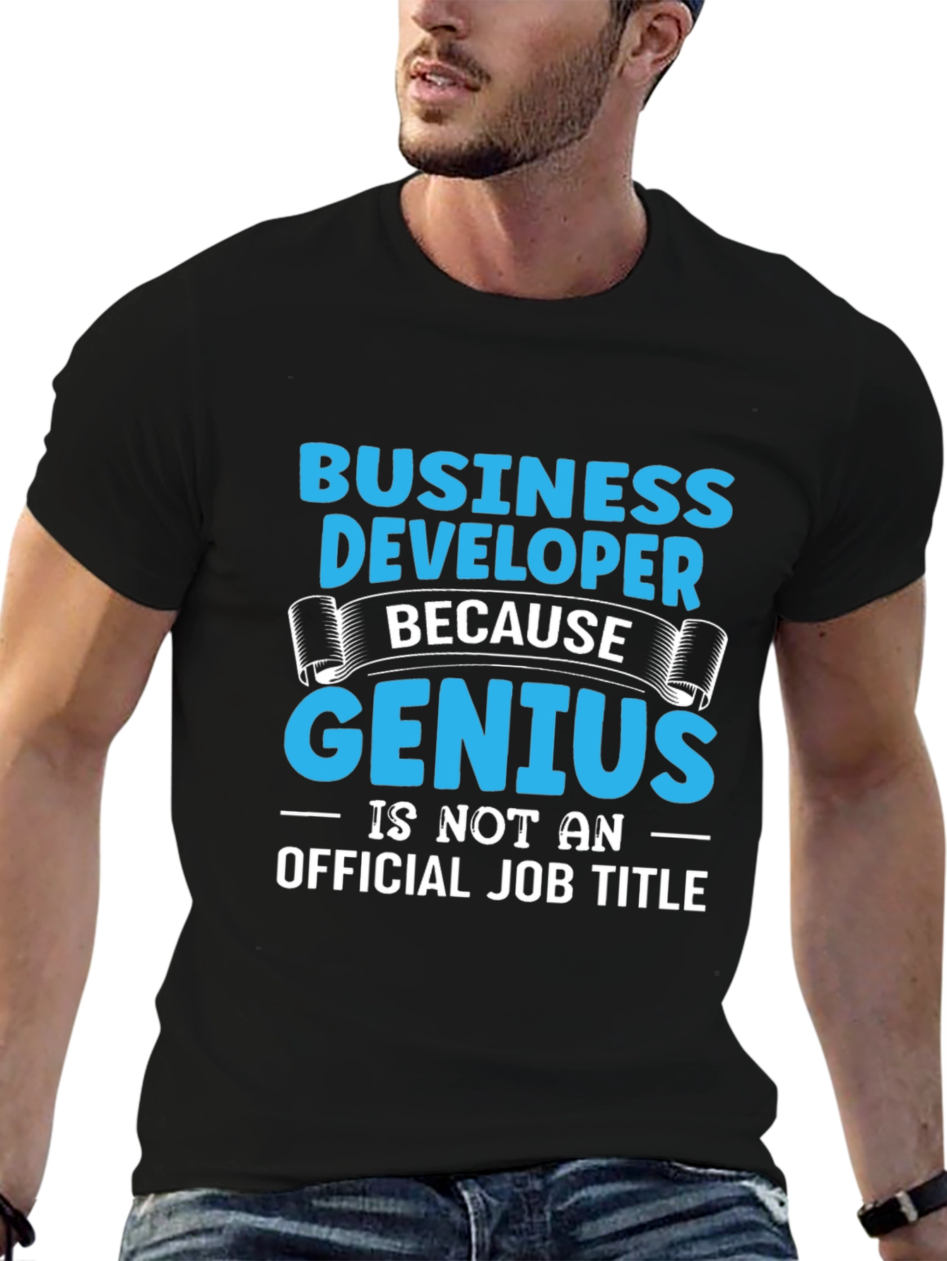 Business Developer Genius T-Shirt Funny Job Title Tee