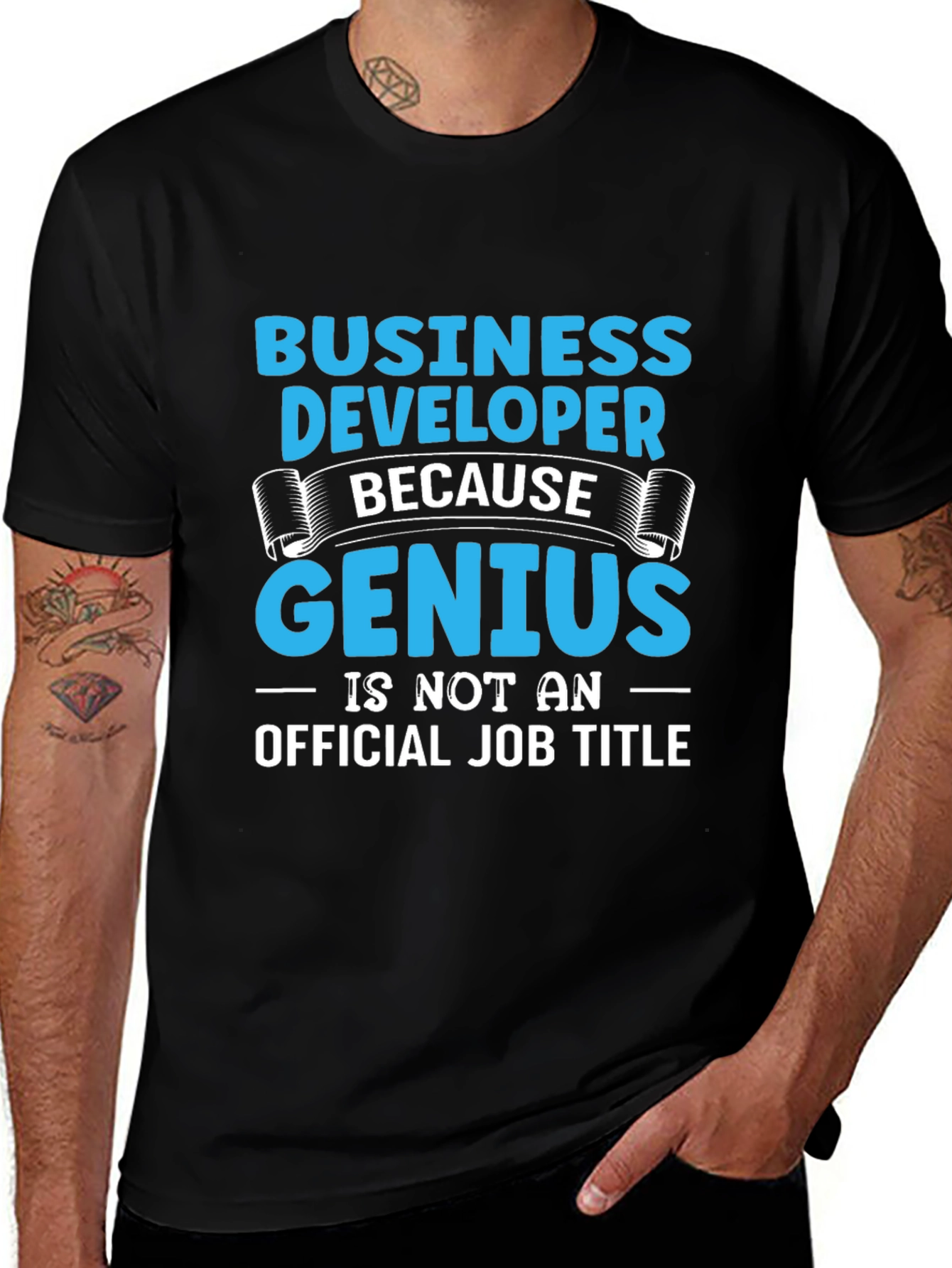 Business Developer Genius T-Shirt Funny Job Title Tee