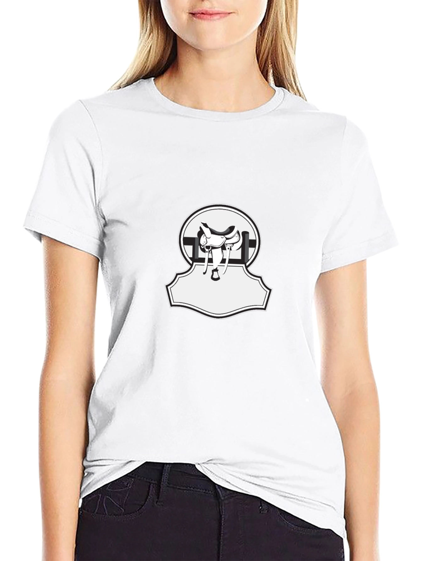 Black Saddle T-Shirt