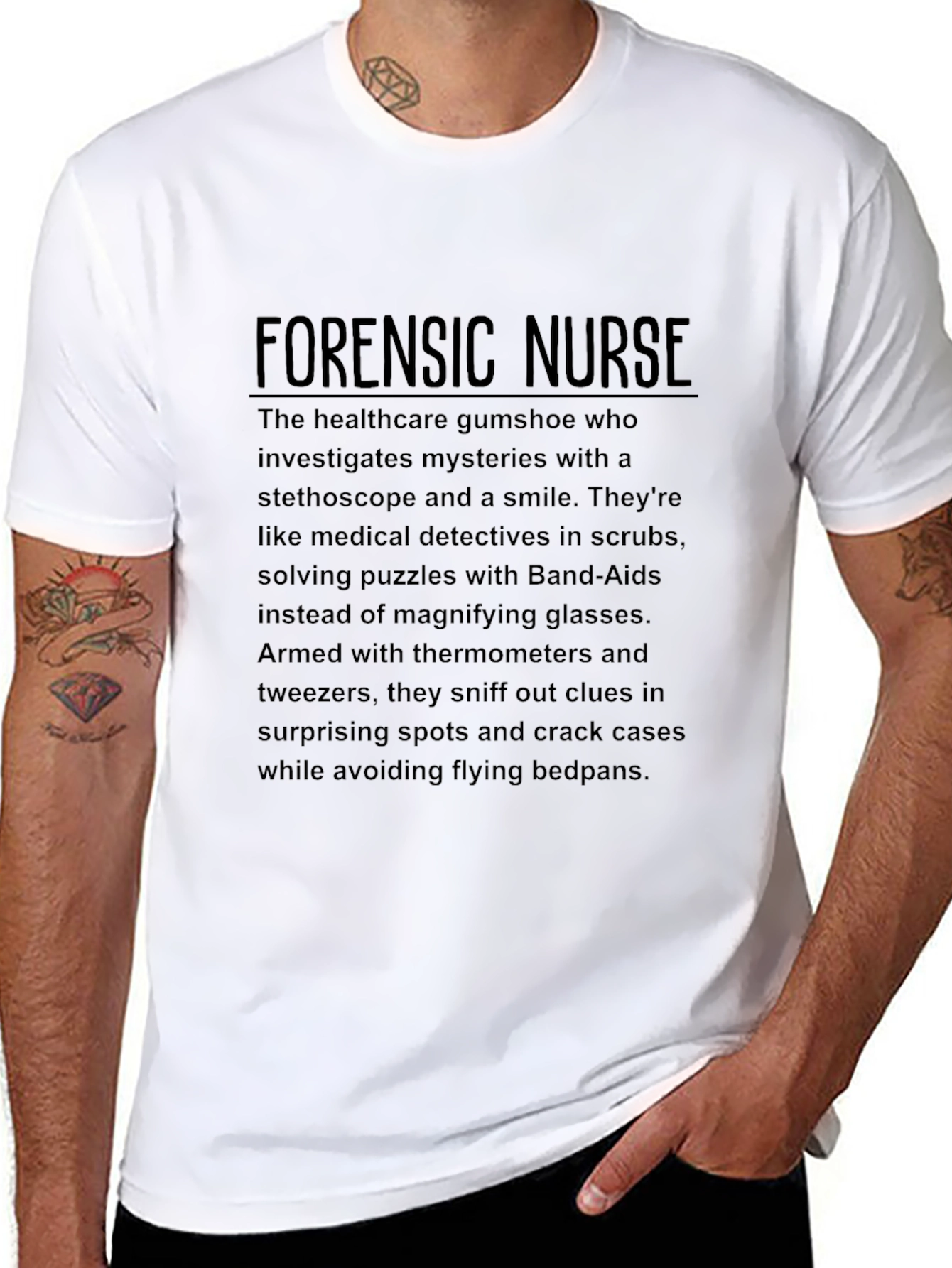 Forensic Nurse T-Shirt - Medical Detective Apparel