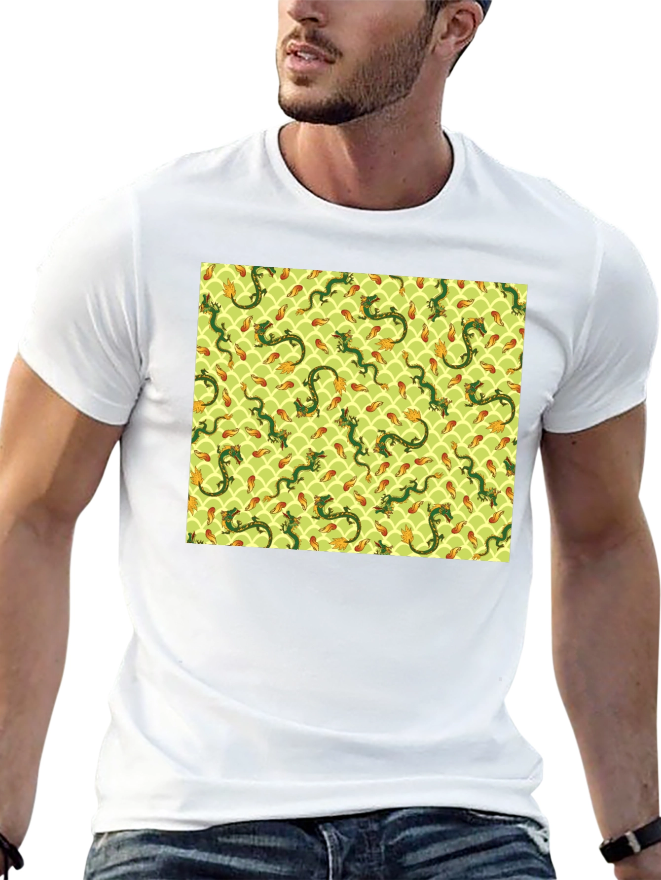 Dragon Print T-Shirt