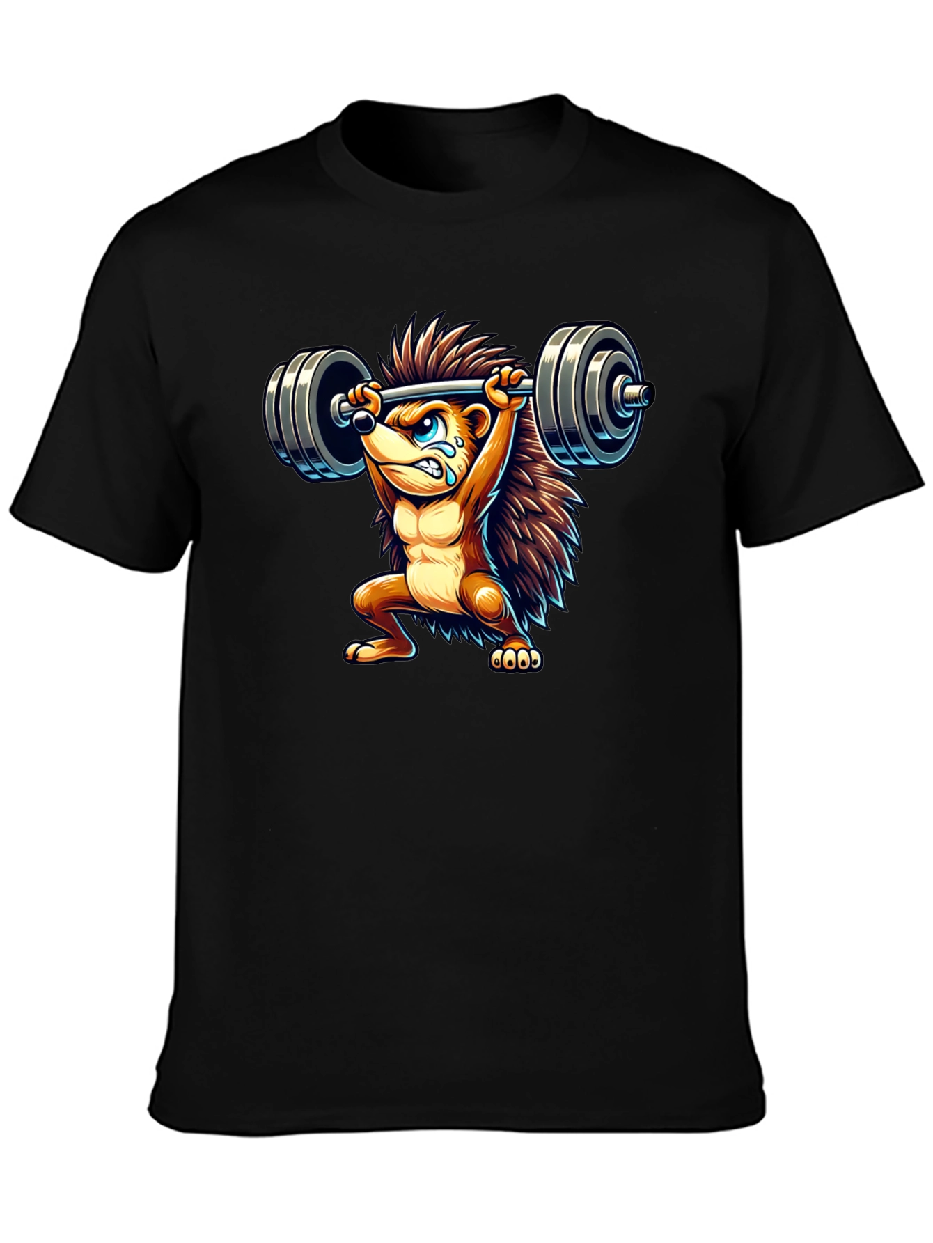 Weightlifting Hedgehog Graphic Tee