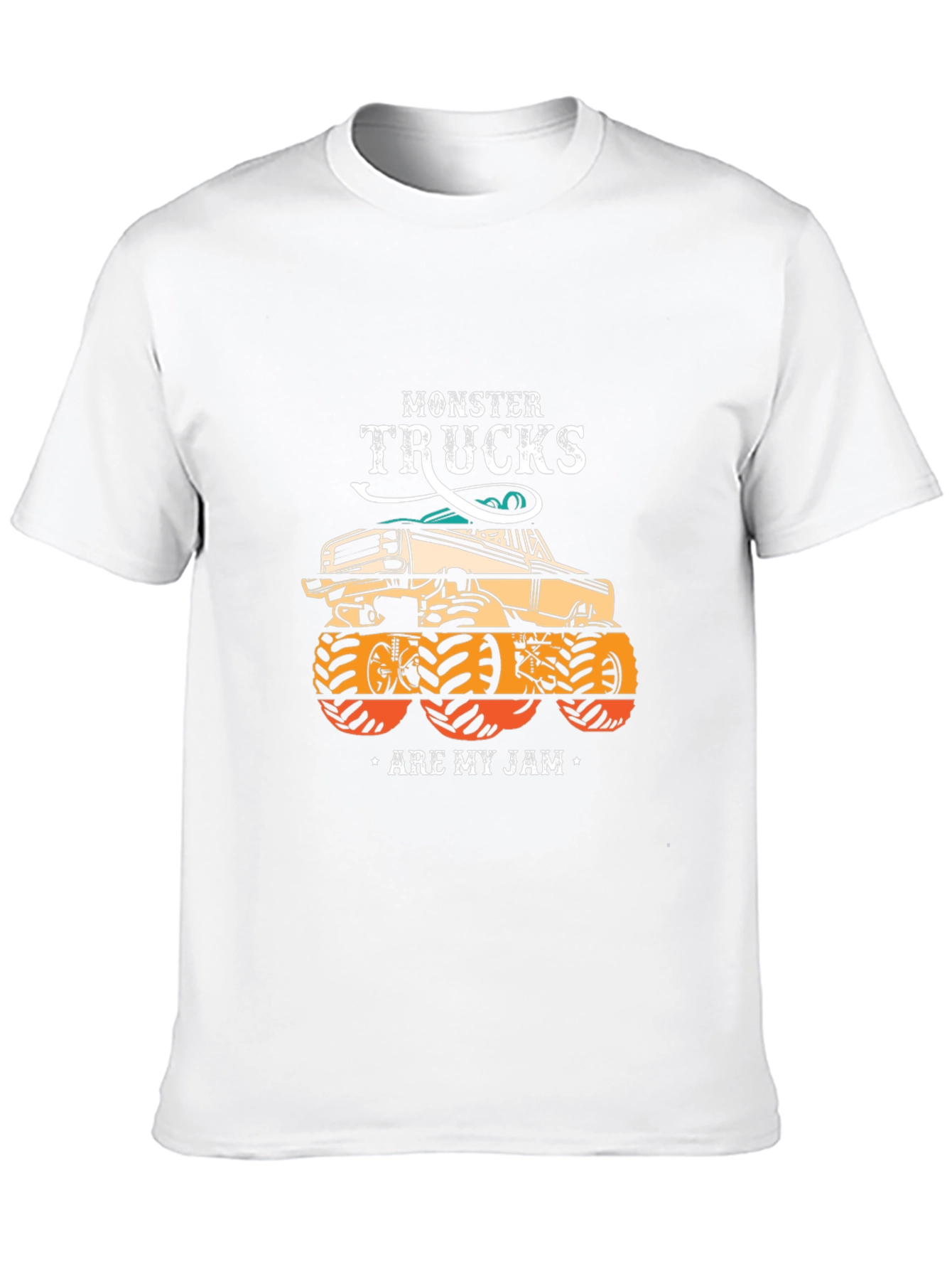 Monster Trucks Are My Jam Black T-Shirt