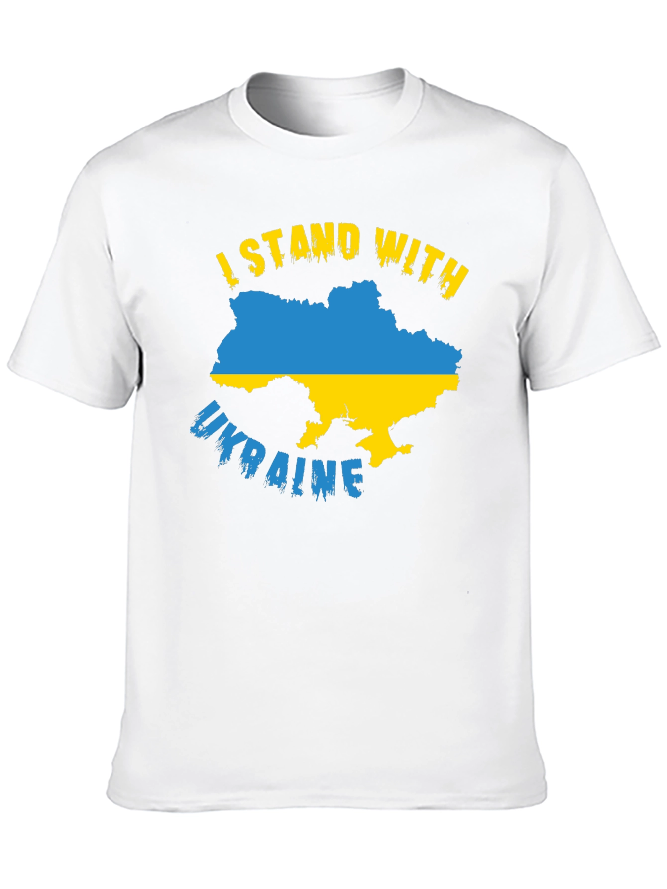 Ukraine Flag T-Shirt: I Stand With Ukraine Support